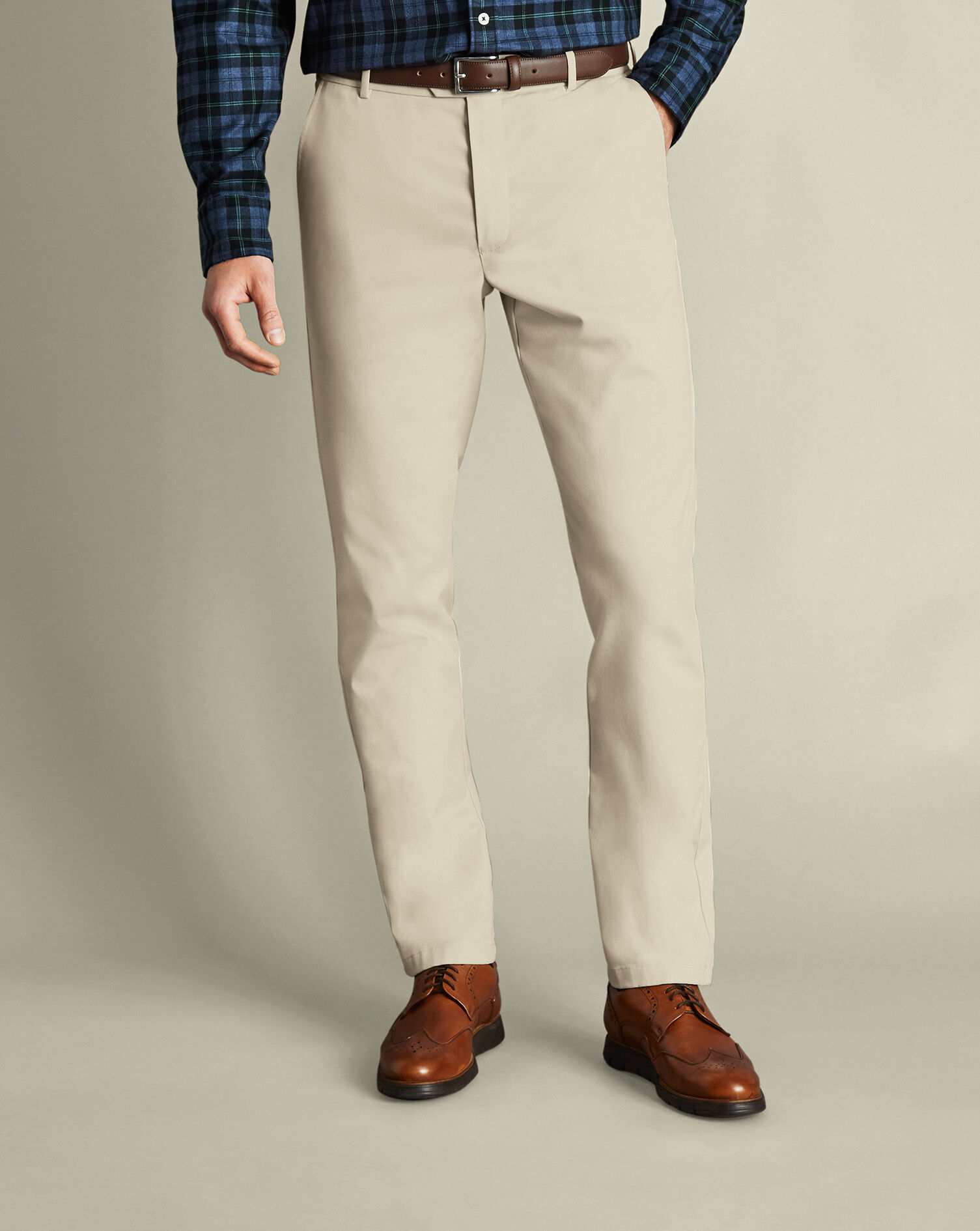 Ultimate Non-Iron Chinos - Stone