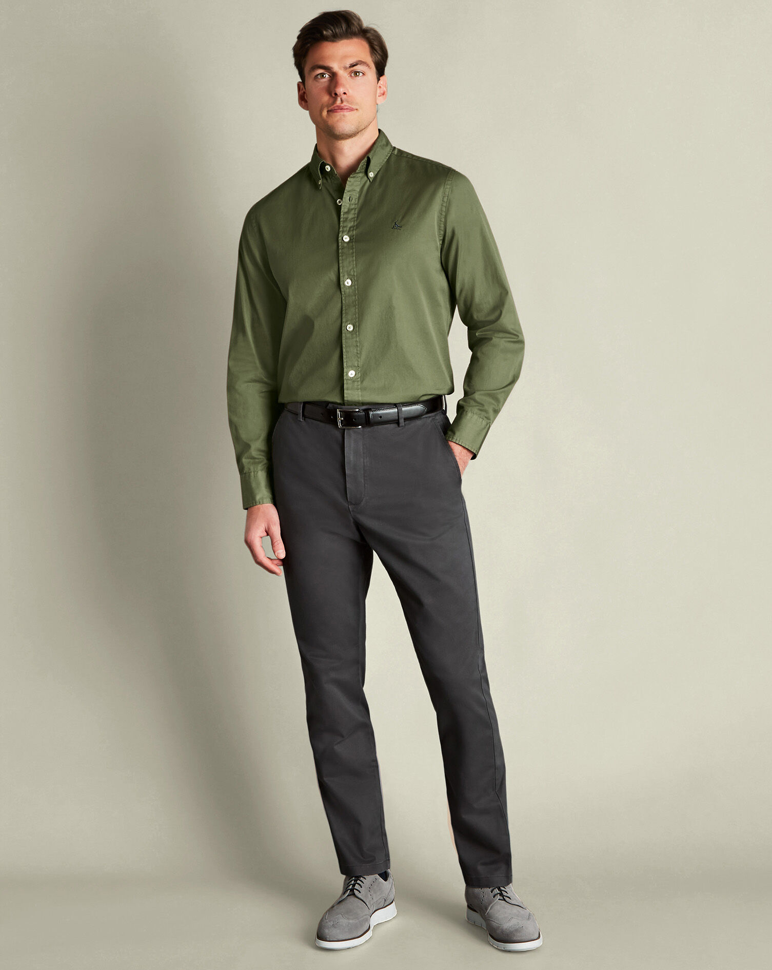 Ultimate Non-Iron Chinos - Dark Gray