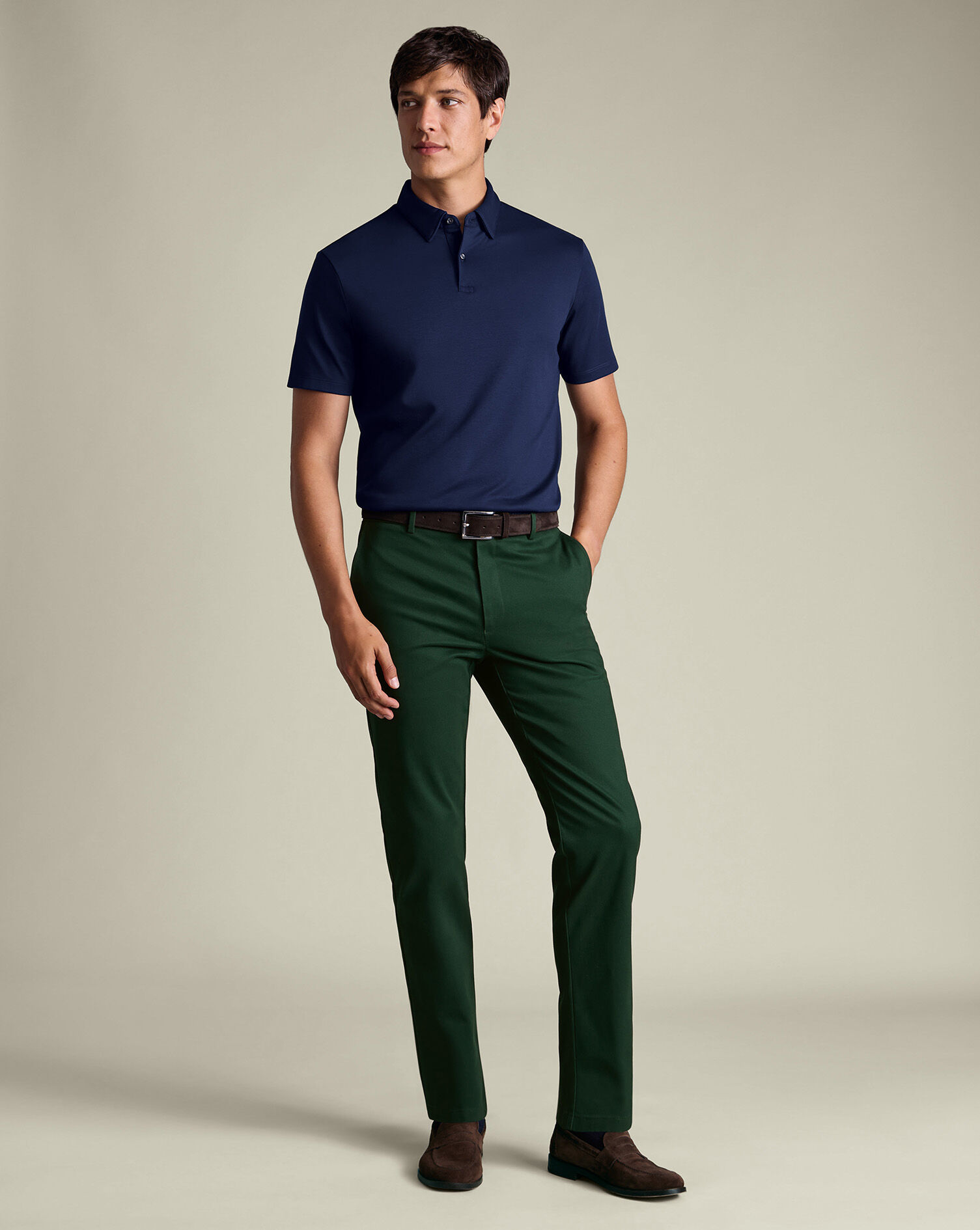 Ultimate Non-Iron Chinos - Green