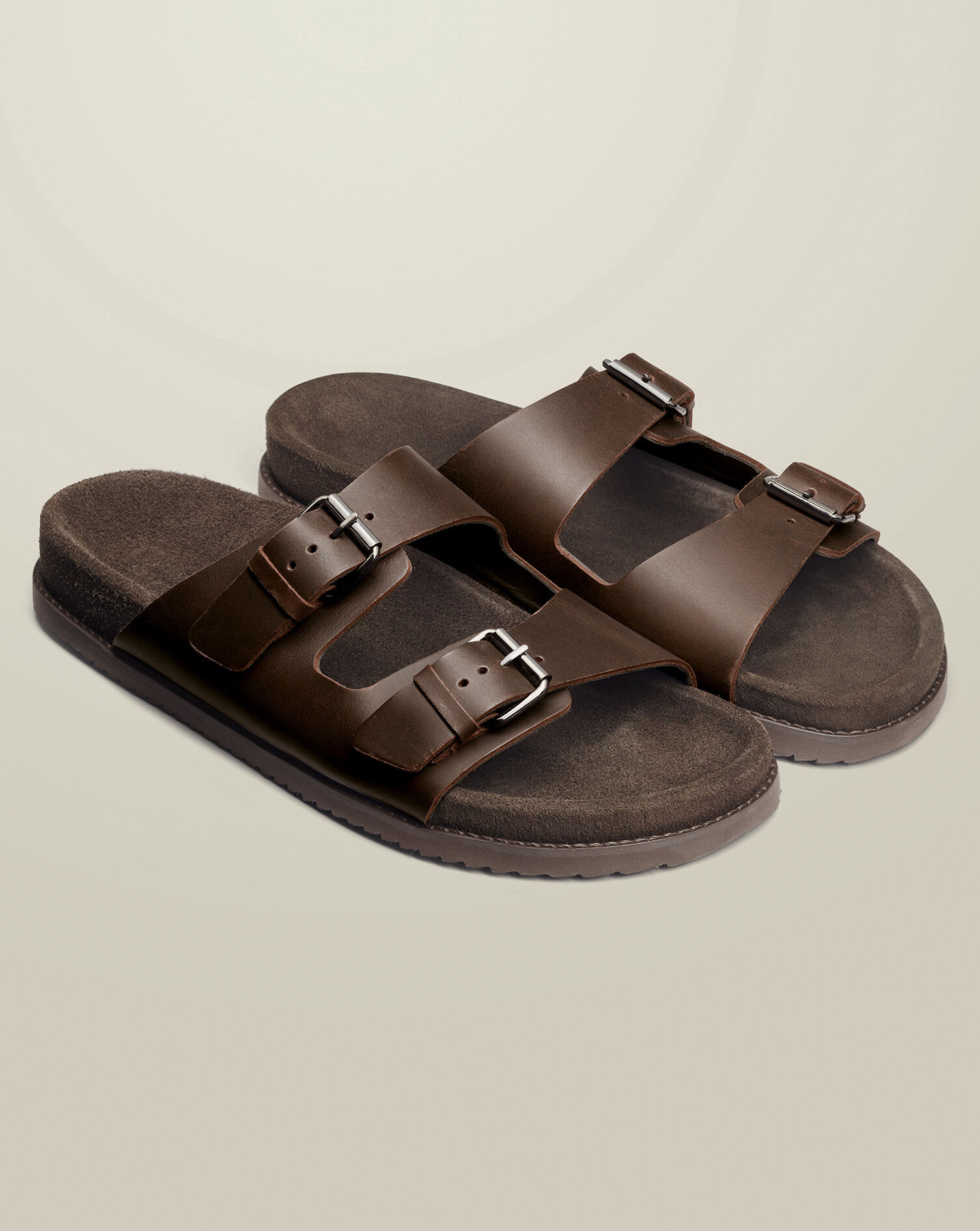 Leather Sandals - Dark Chocolate