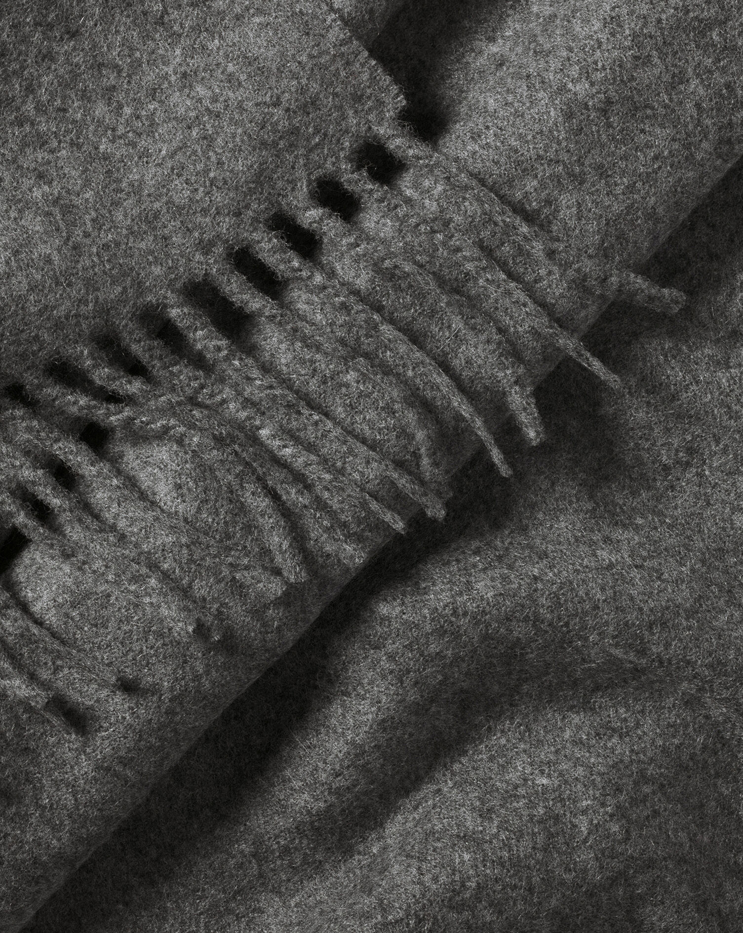 Cashmere Scarf - Mid Gray