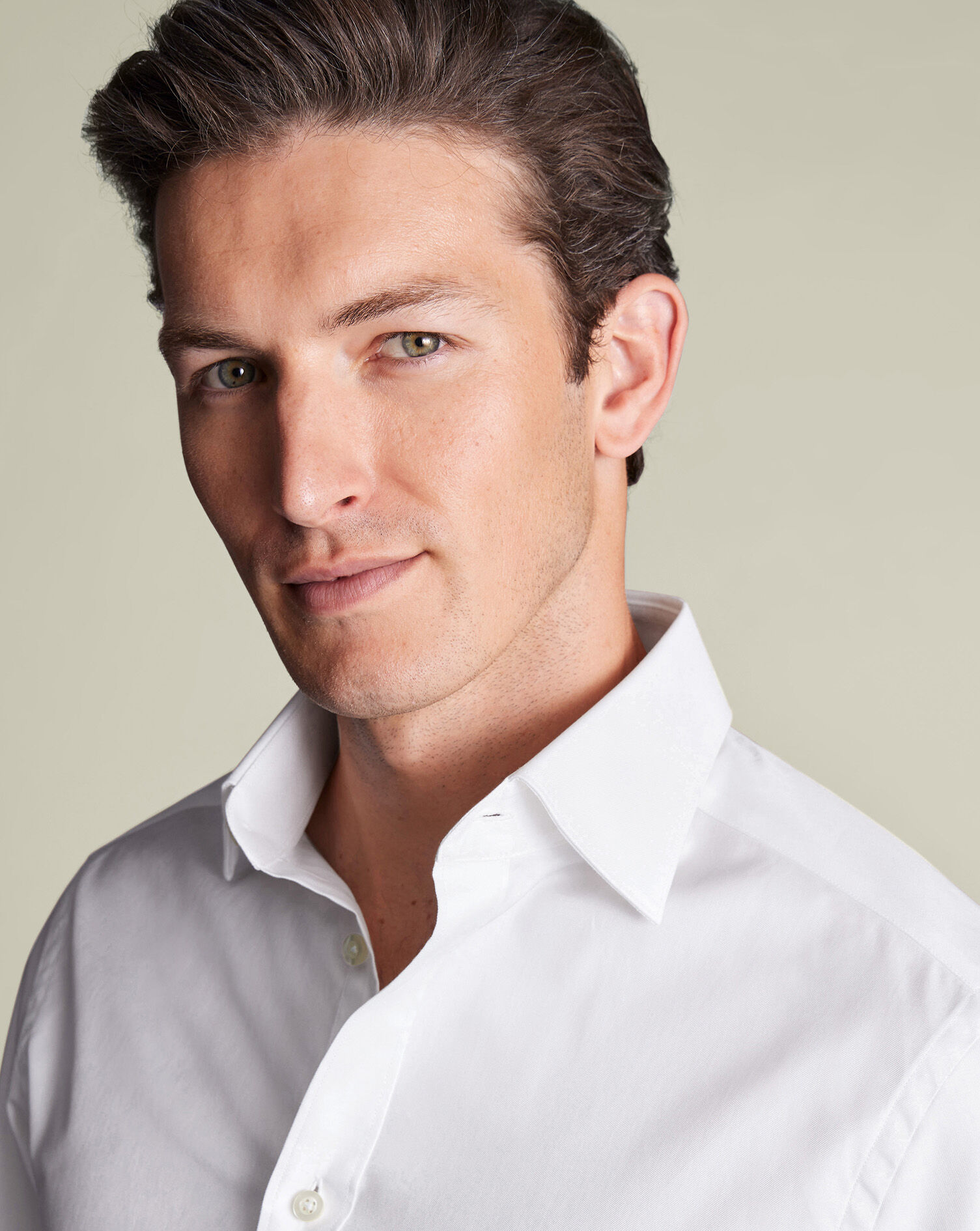 Luxury Twill Shirt - White
