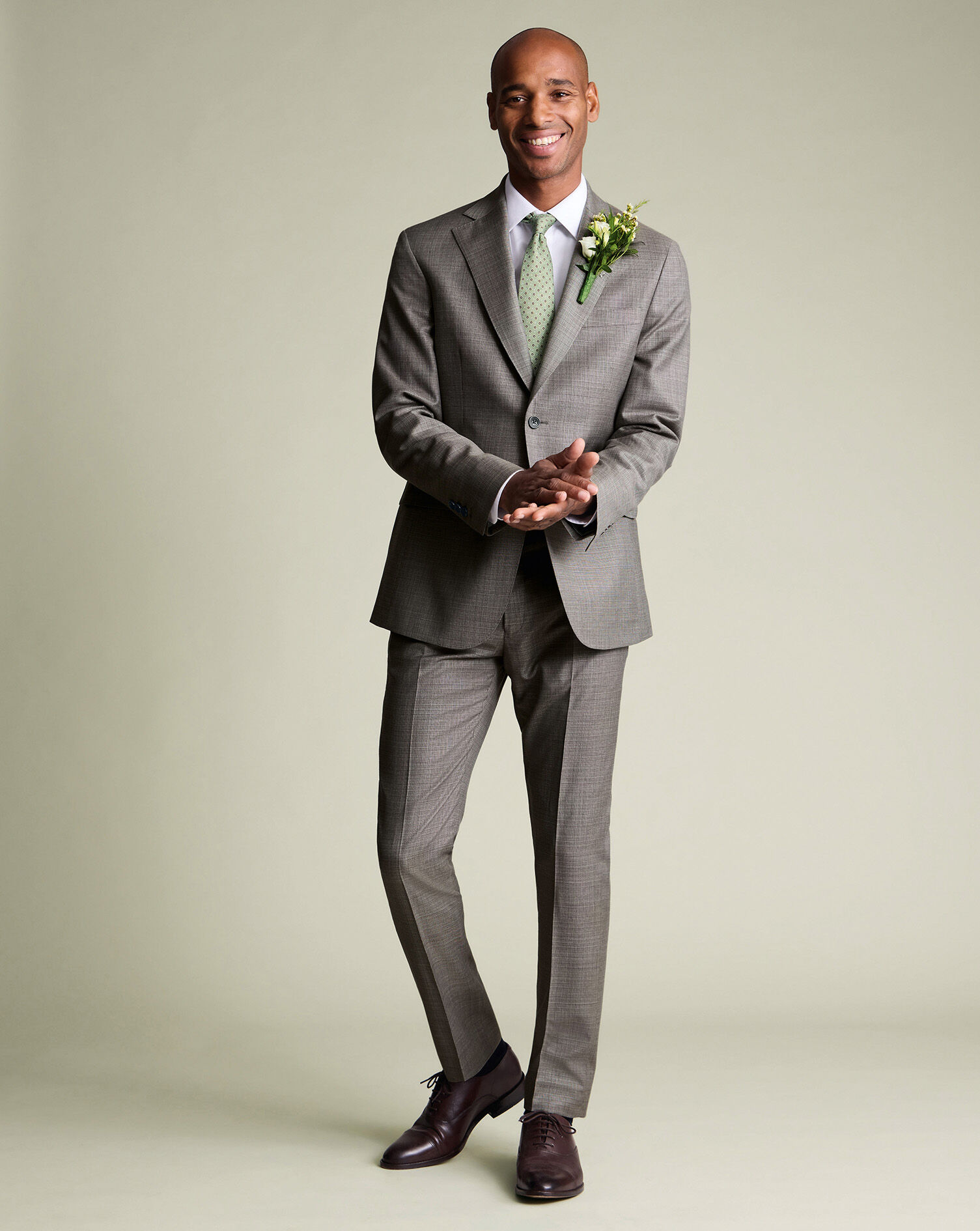 Luxury Italian Suit - Gray