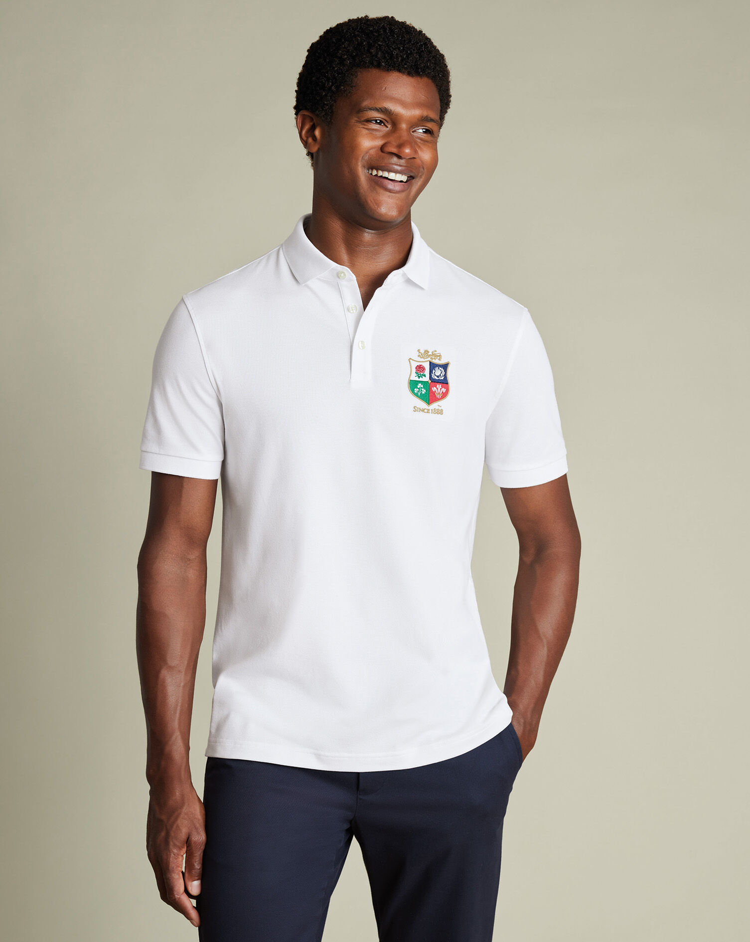 The Lions Pique Polo - White