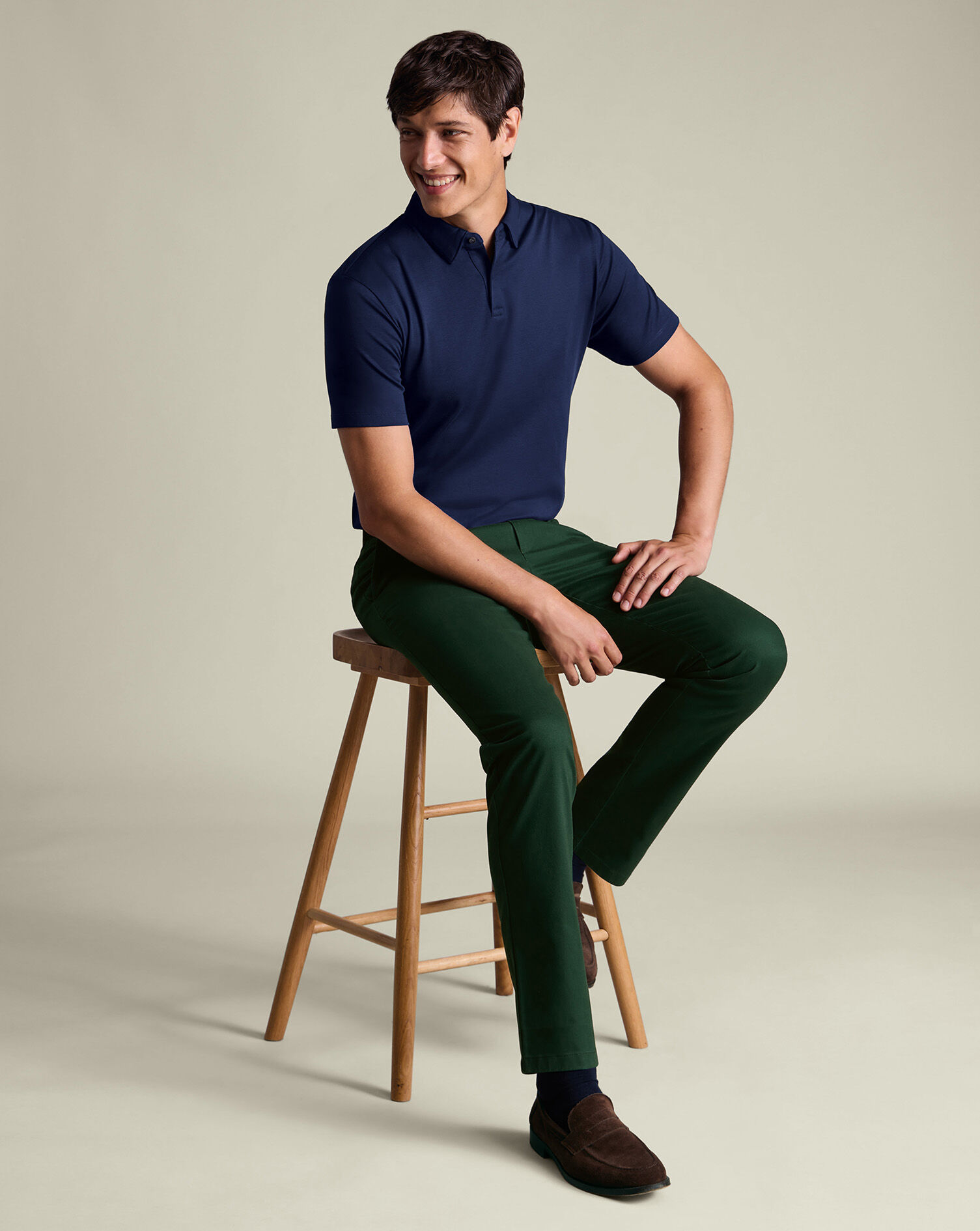 Ultimate Non-Iron Chinos - Green