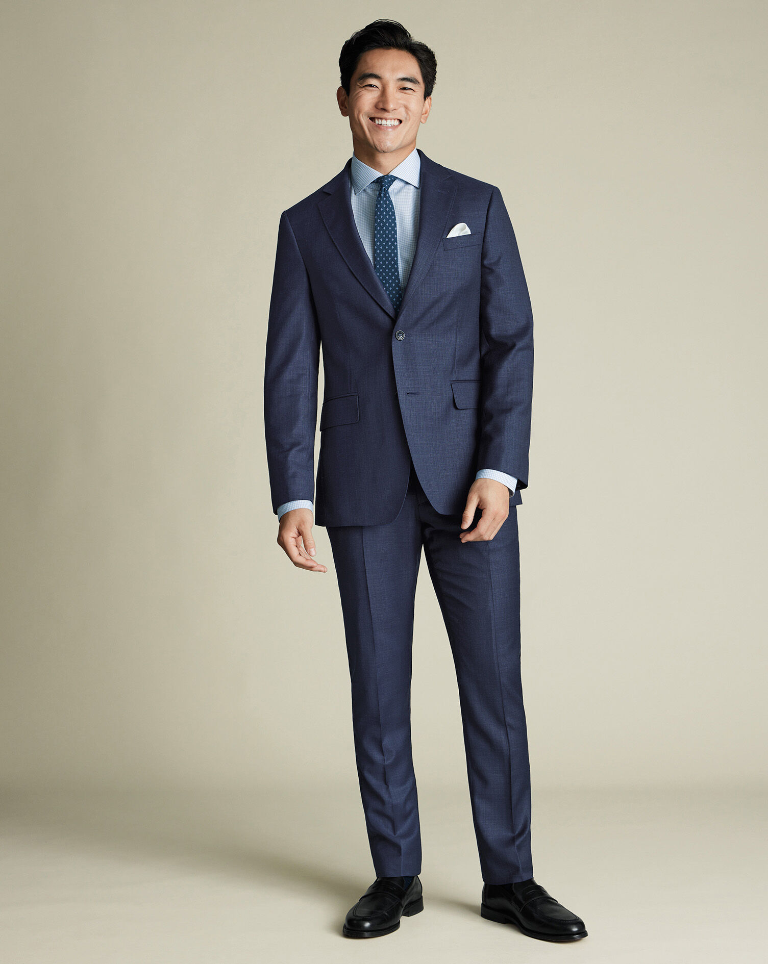 Luxury Italian Suit - Royal Blue