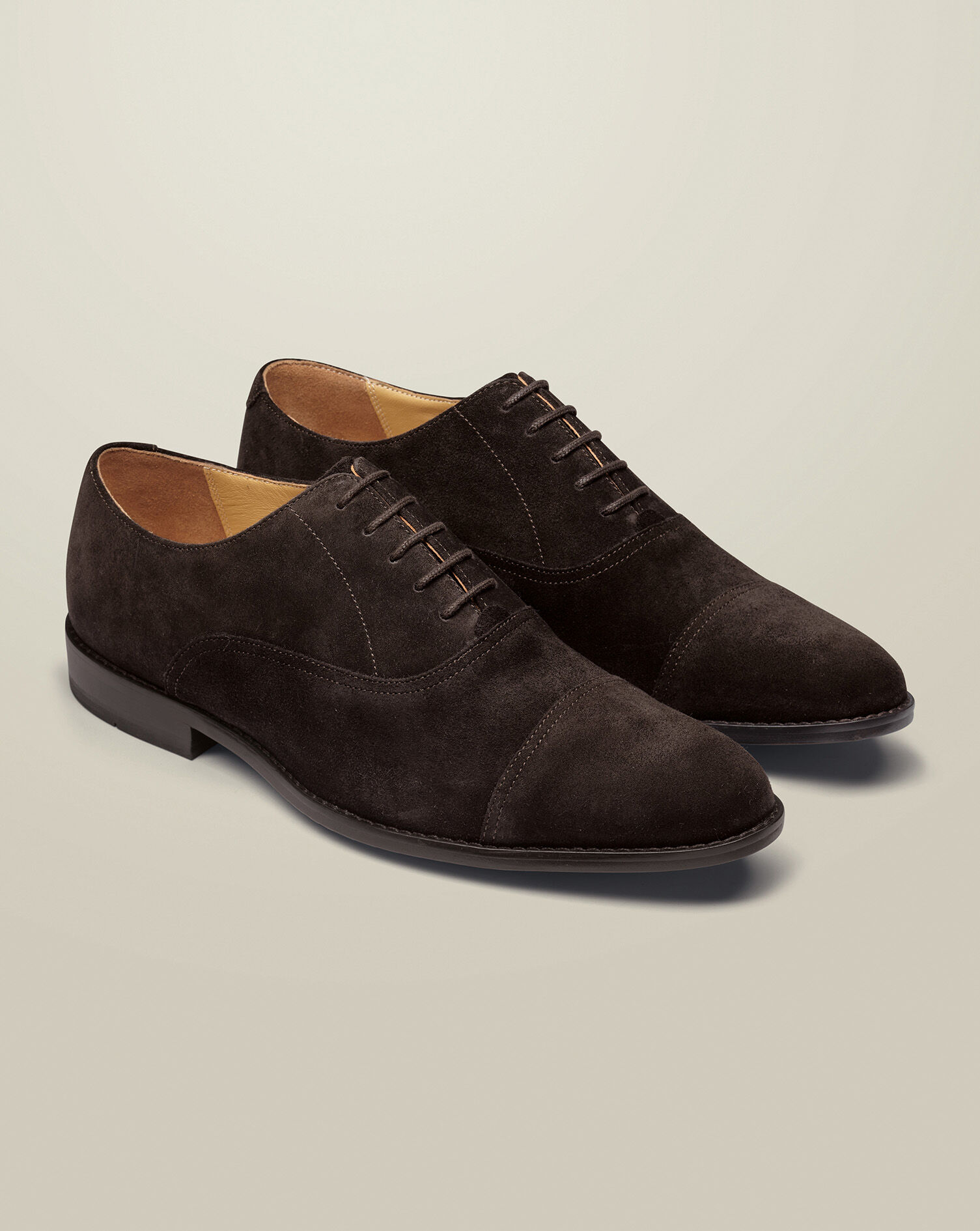 Suede Oxford Shoes - Dark Chocolate