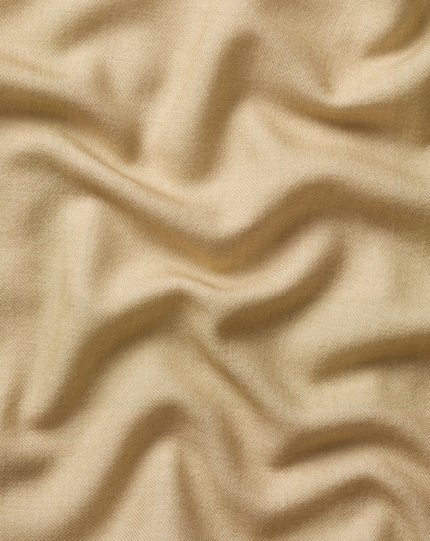 Wool Pocket Square - Cream