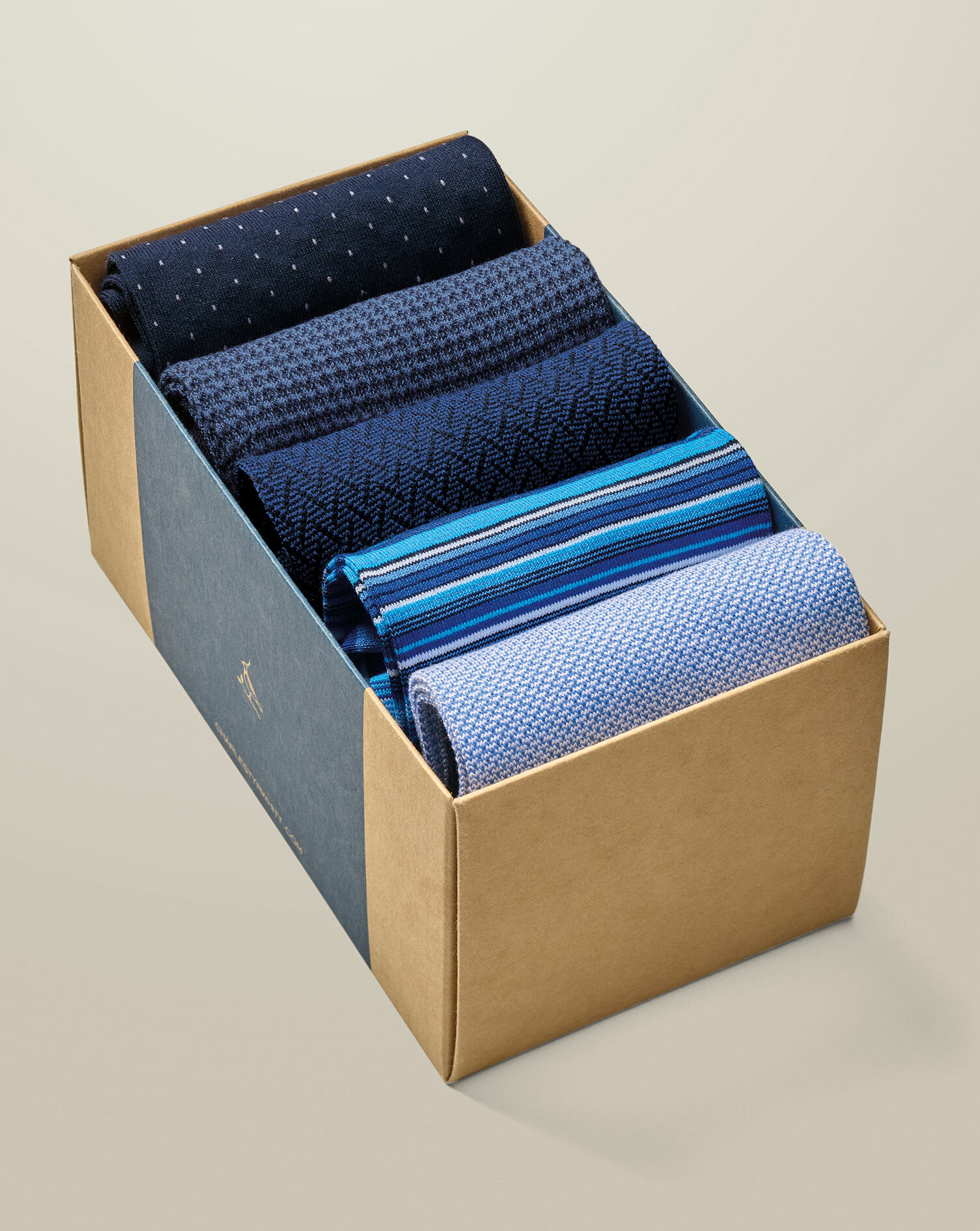 Sock Gift Box - Blue