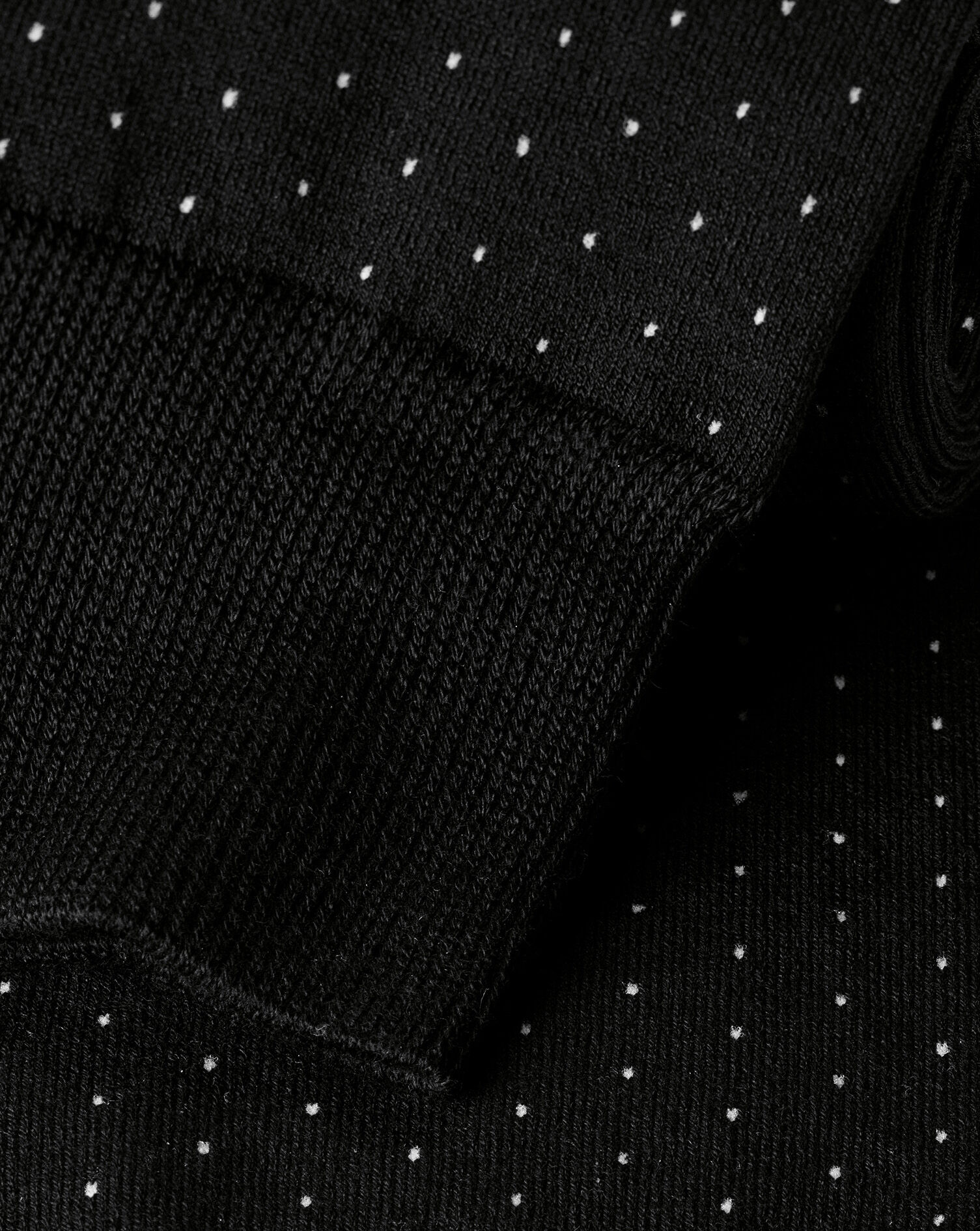 Micro Dash Socks - Black & White