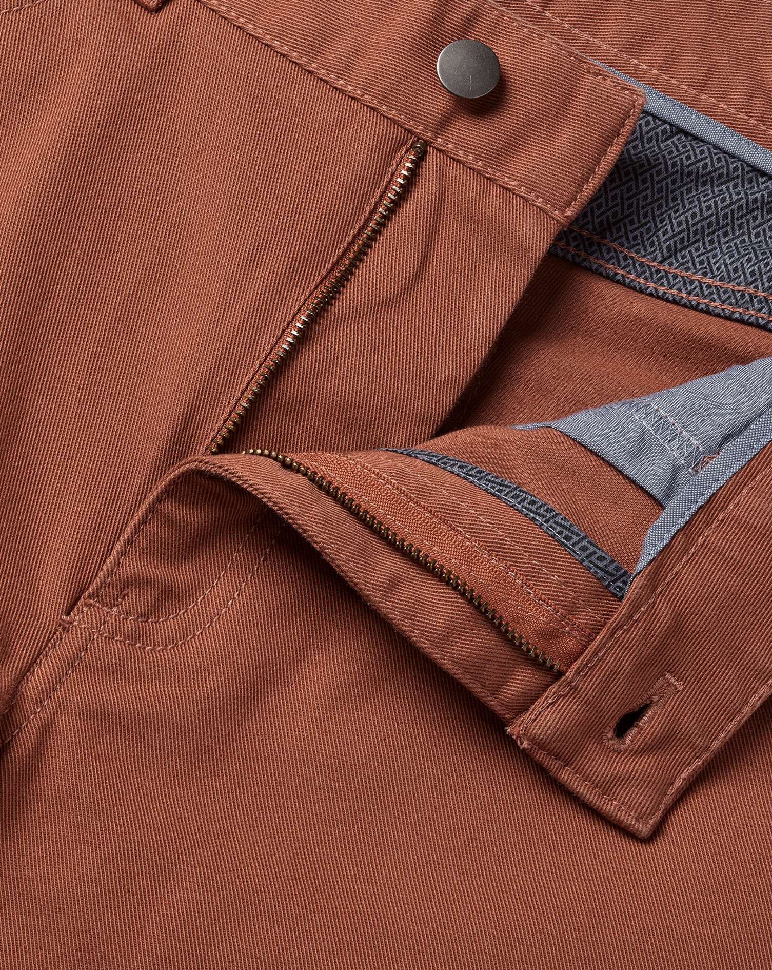 5 Pocket Jeans - Rust
