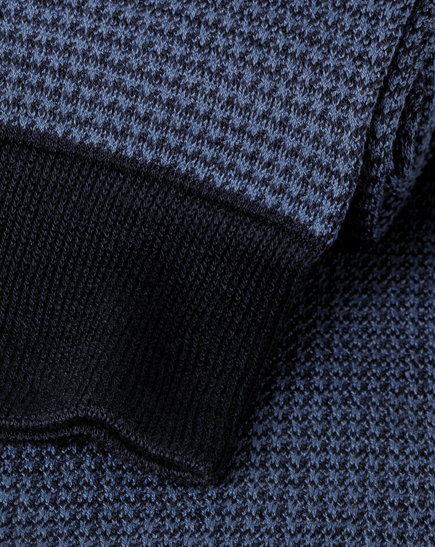 Puppytooth Socks - Indigo Blue