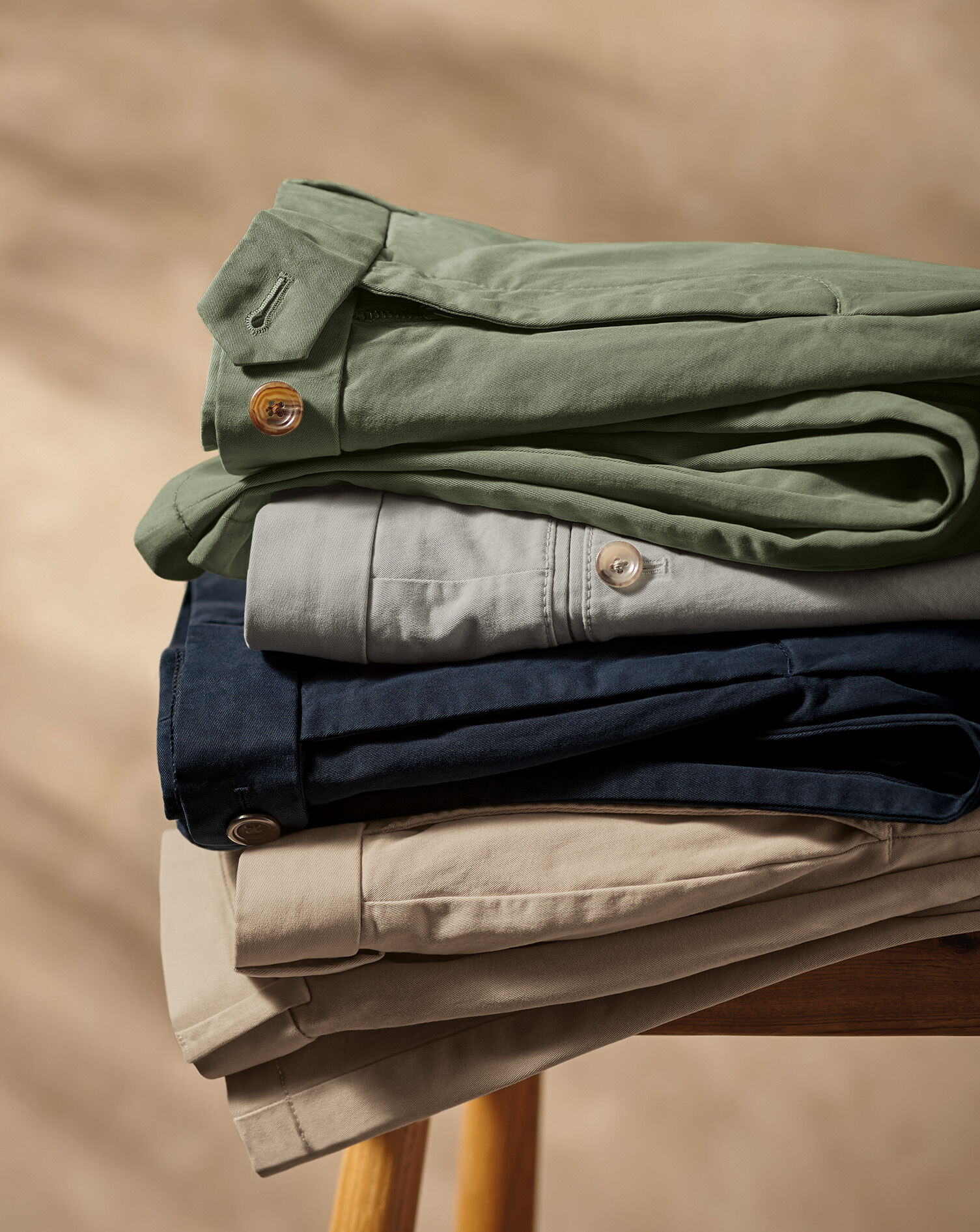 Washed Chinos - Tan
