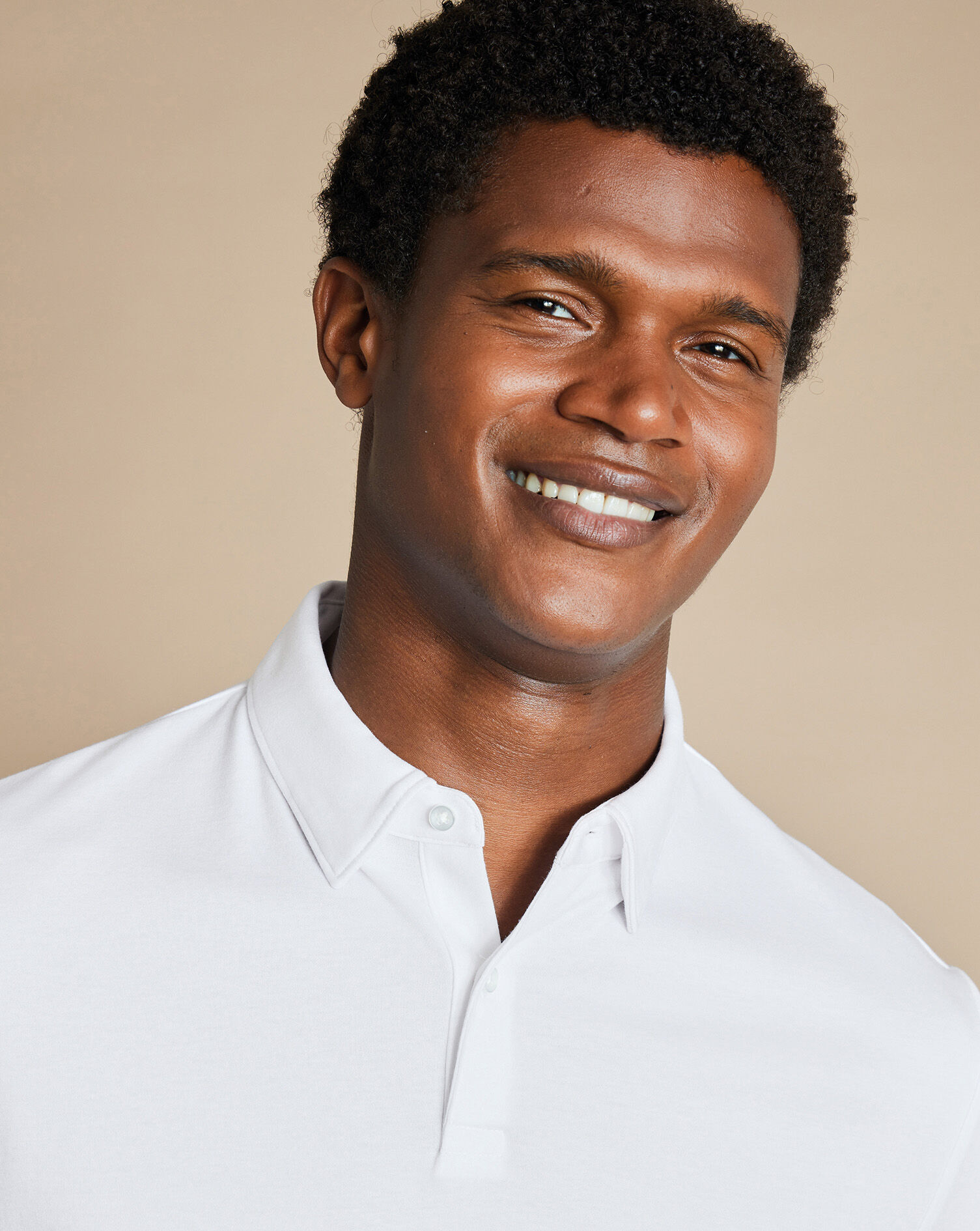 Performance Smart Jersey Polo - White