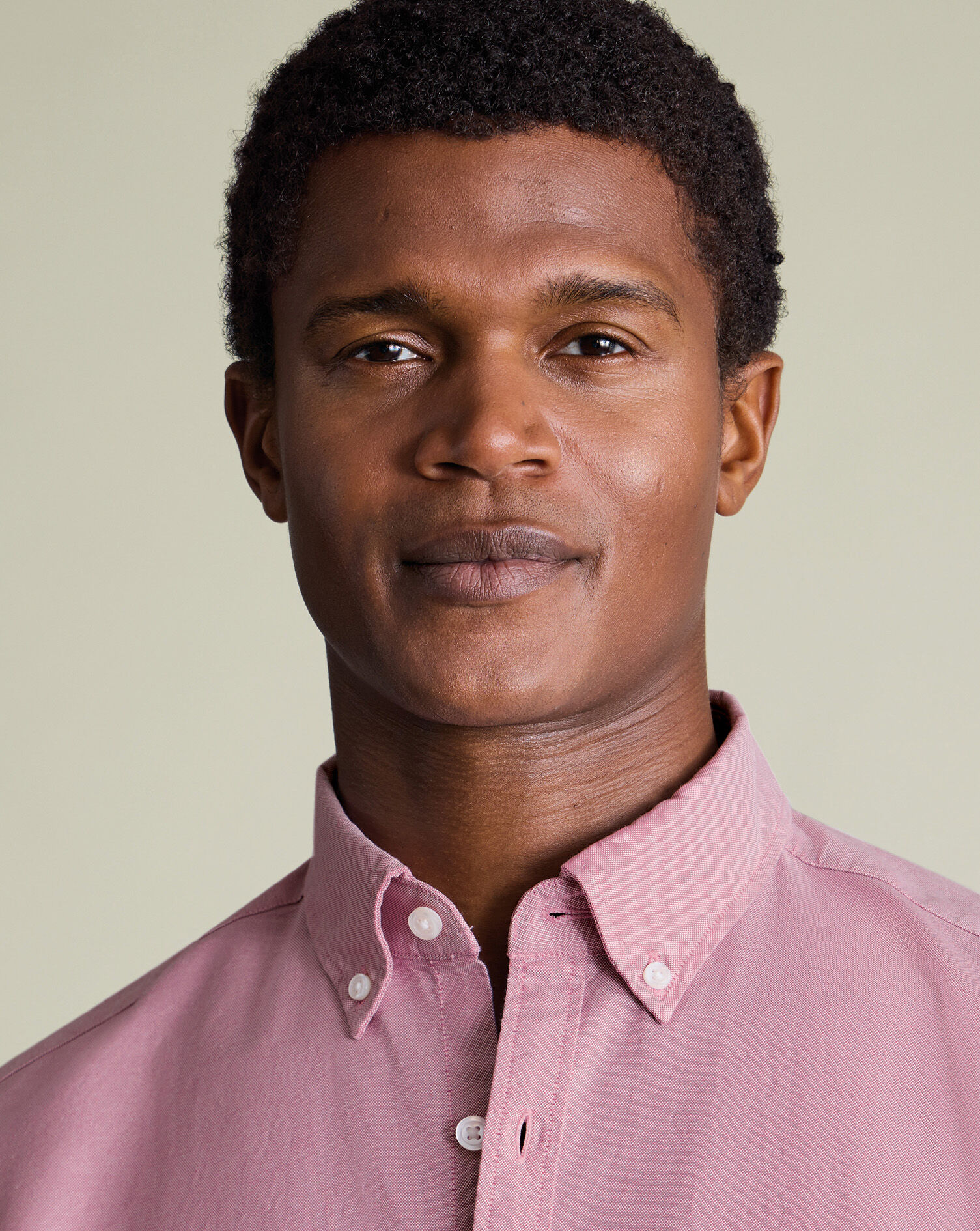 Stretch Washed Oxford Shirt - Dark Pink