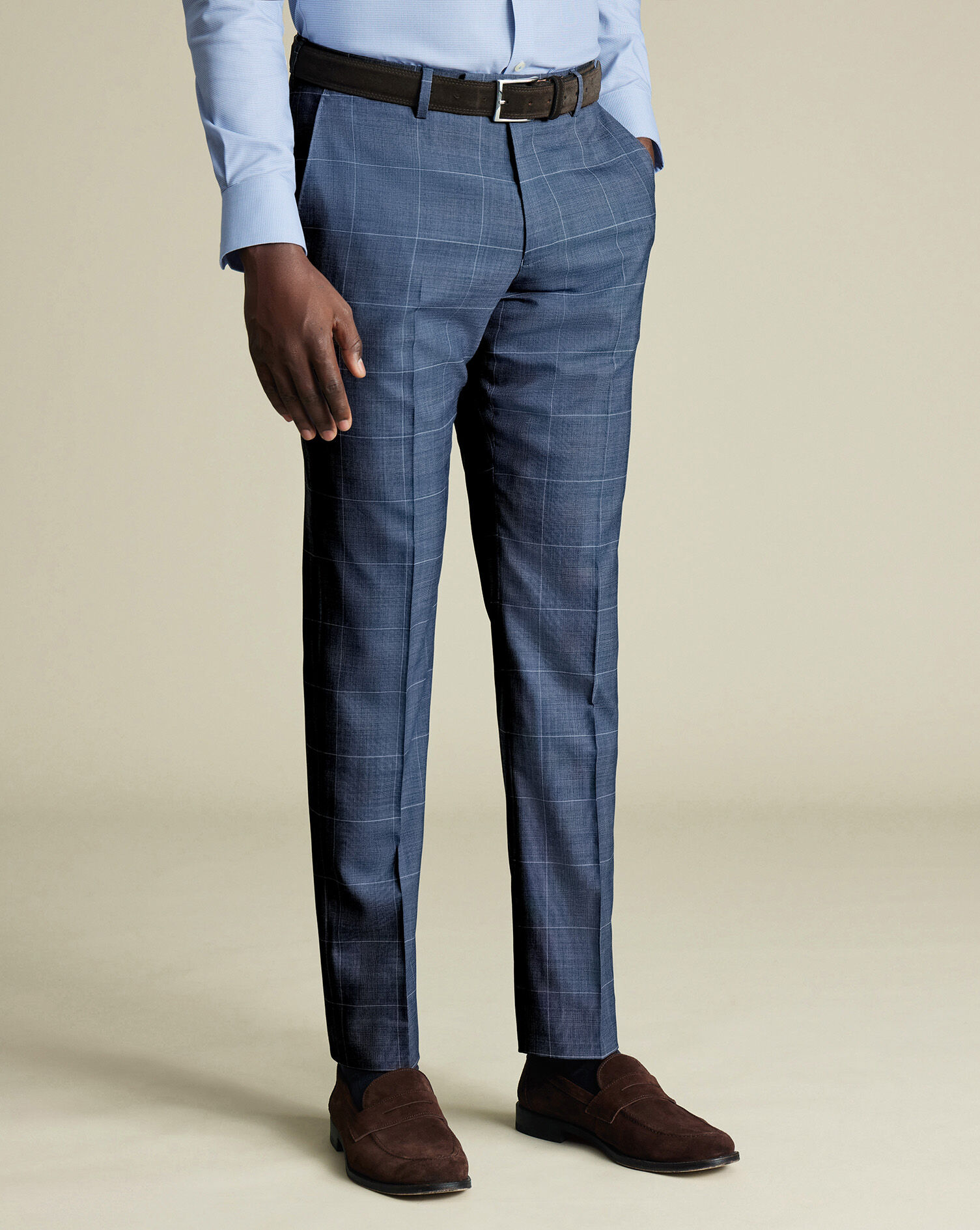 Ultimate Performance Check Suit - Steel Blue