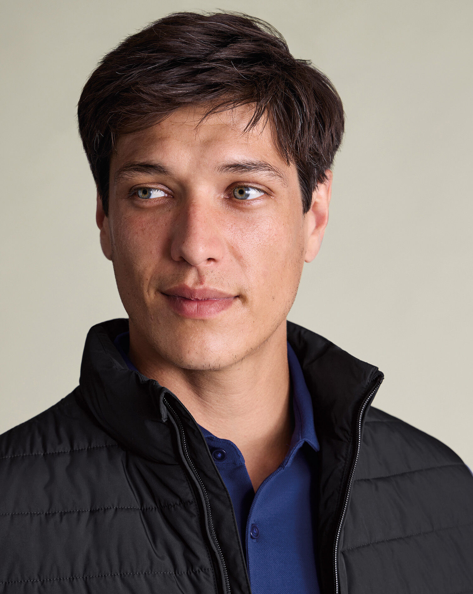 Long Sleeve Smart Pique Polo - Royal Blue