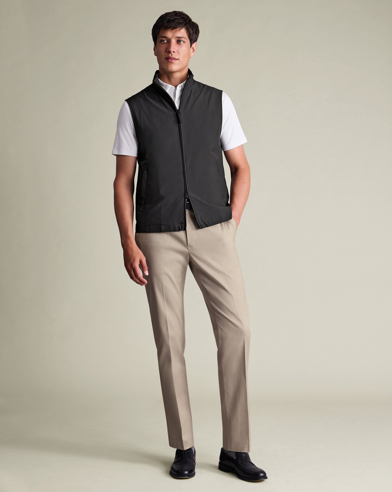 Performance Shell Vest - Charcoal Gray