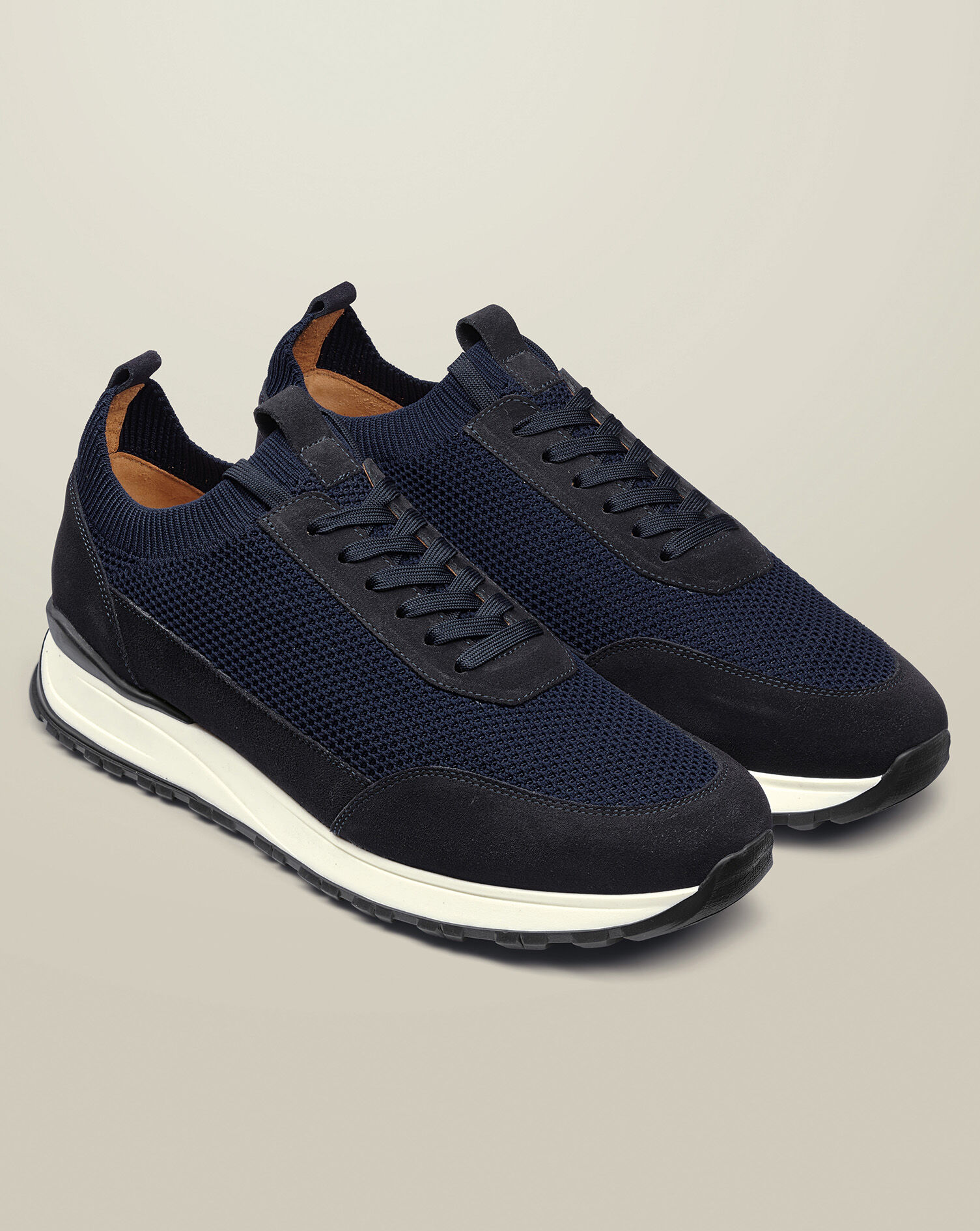 Knitted Sneakers - Navy
