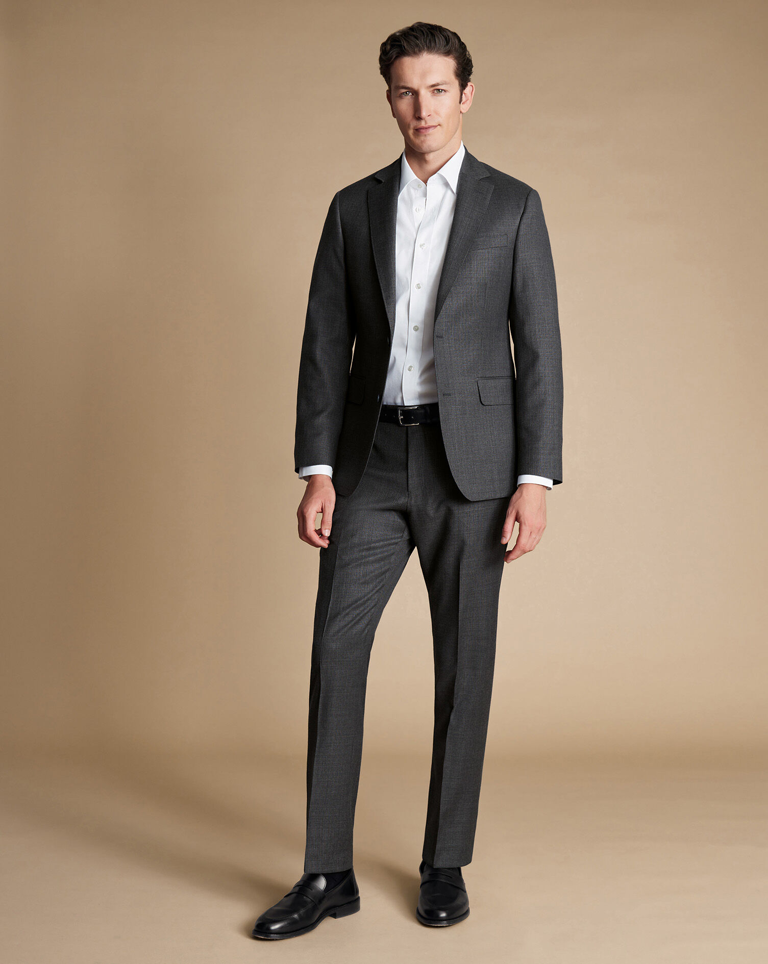 Italian Luxury Suit - Dark Gray