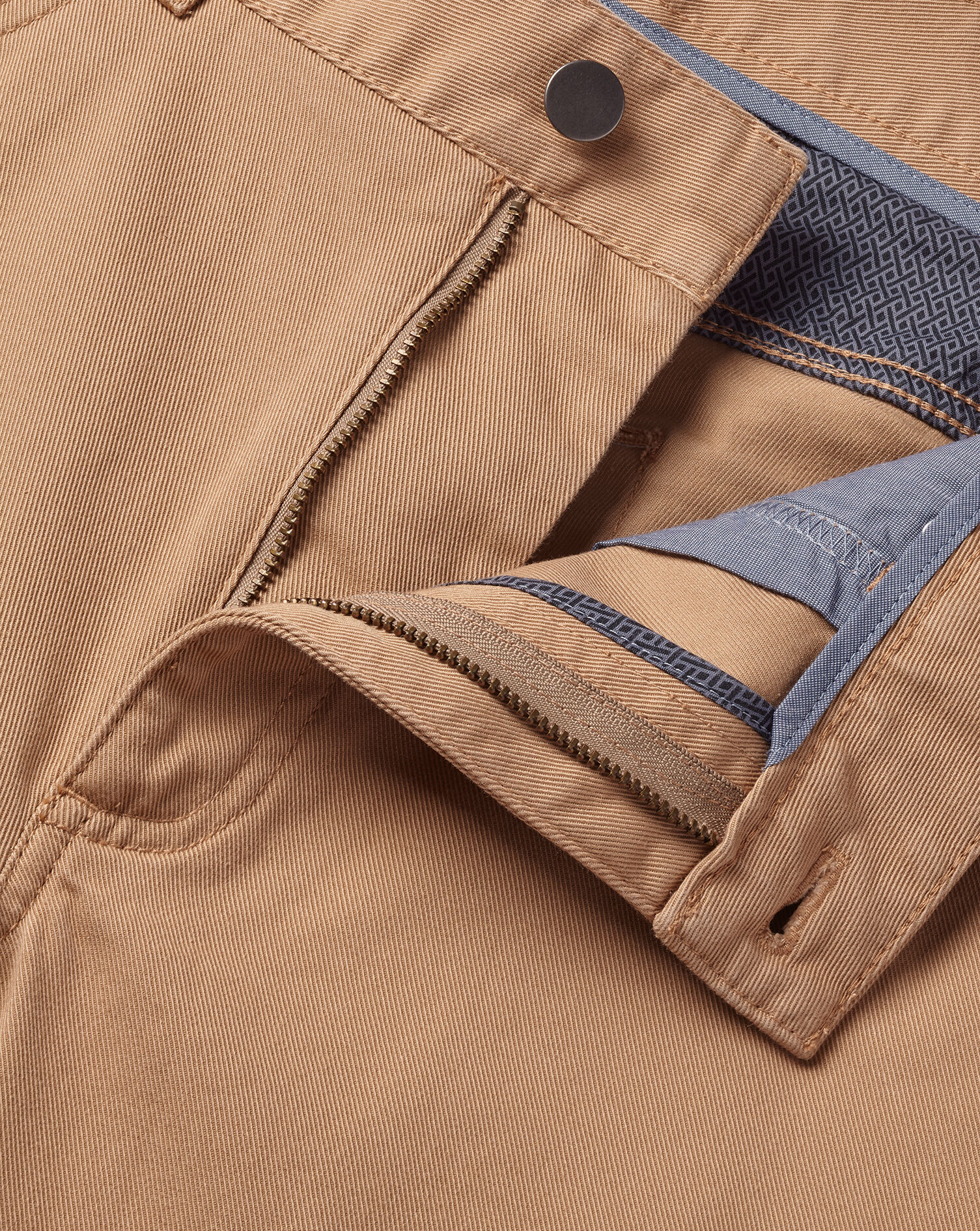 5 Pocket Jeans - Tan