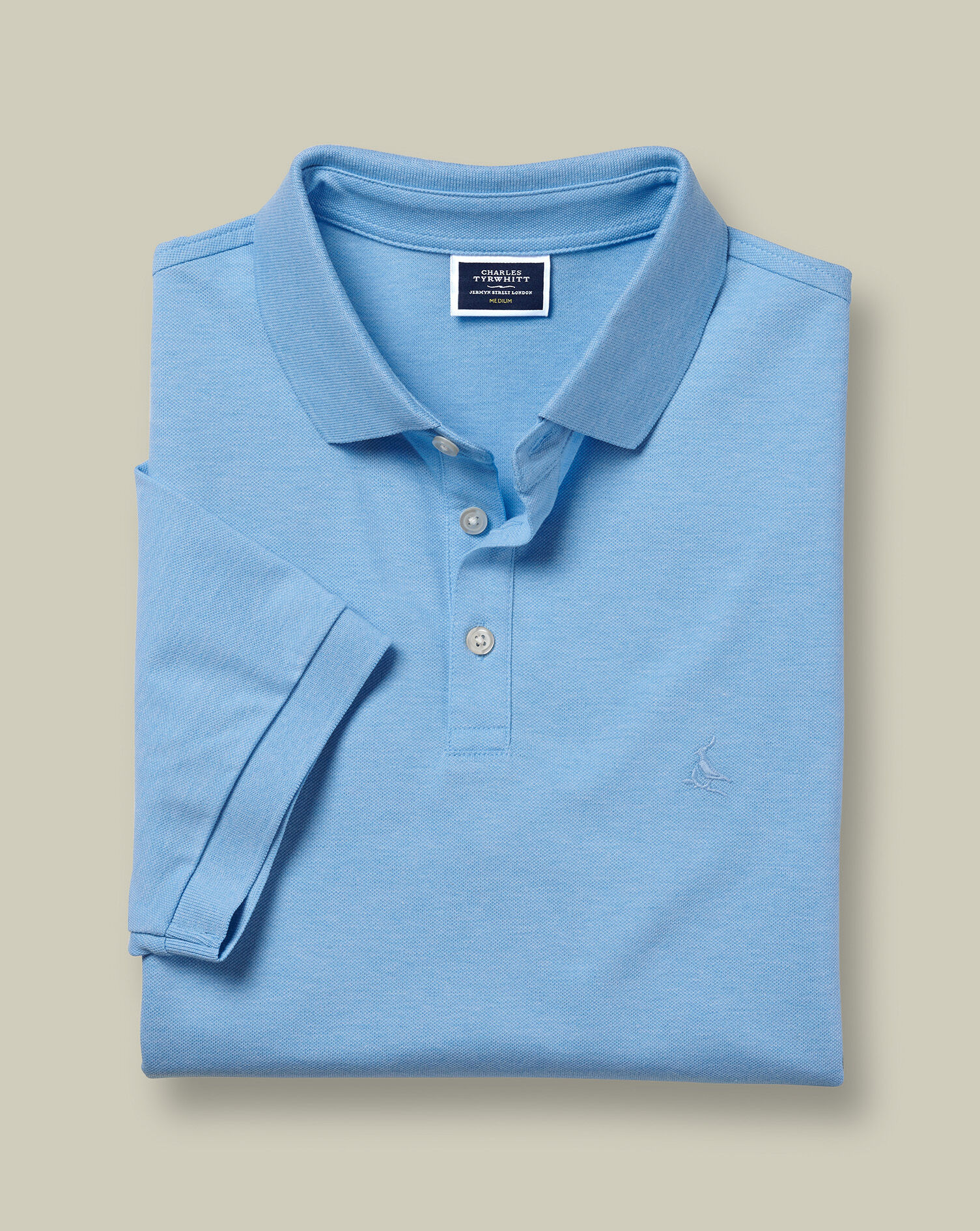 Pique Polo - Light Blue