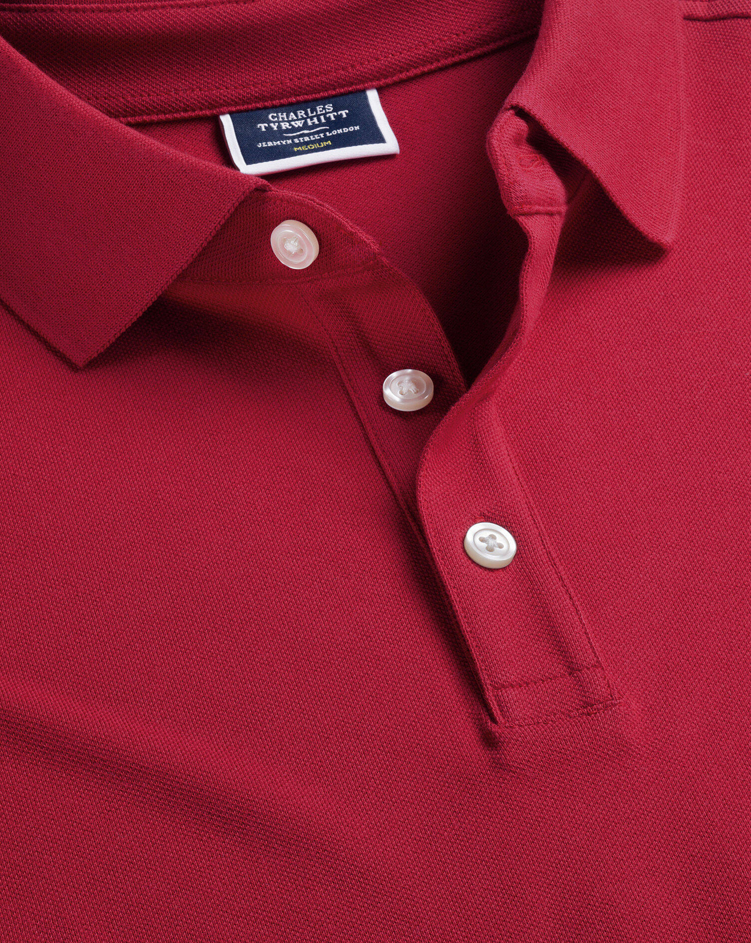 Pique Polo - Red