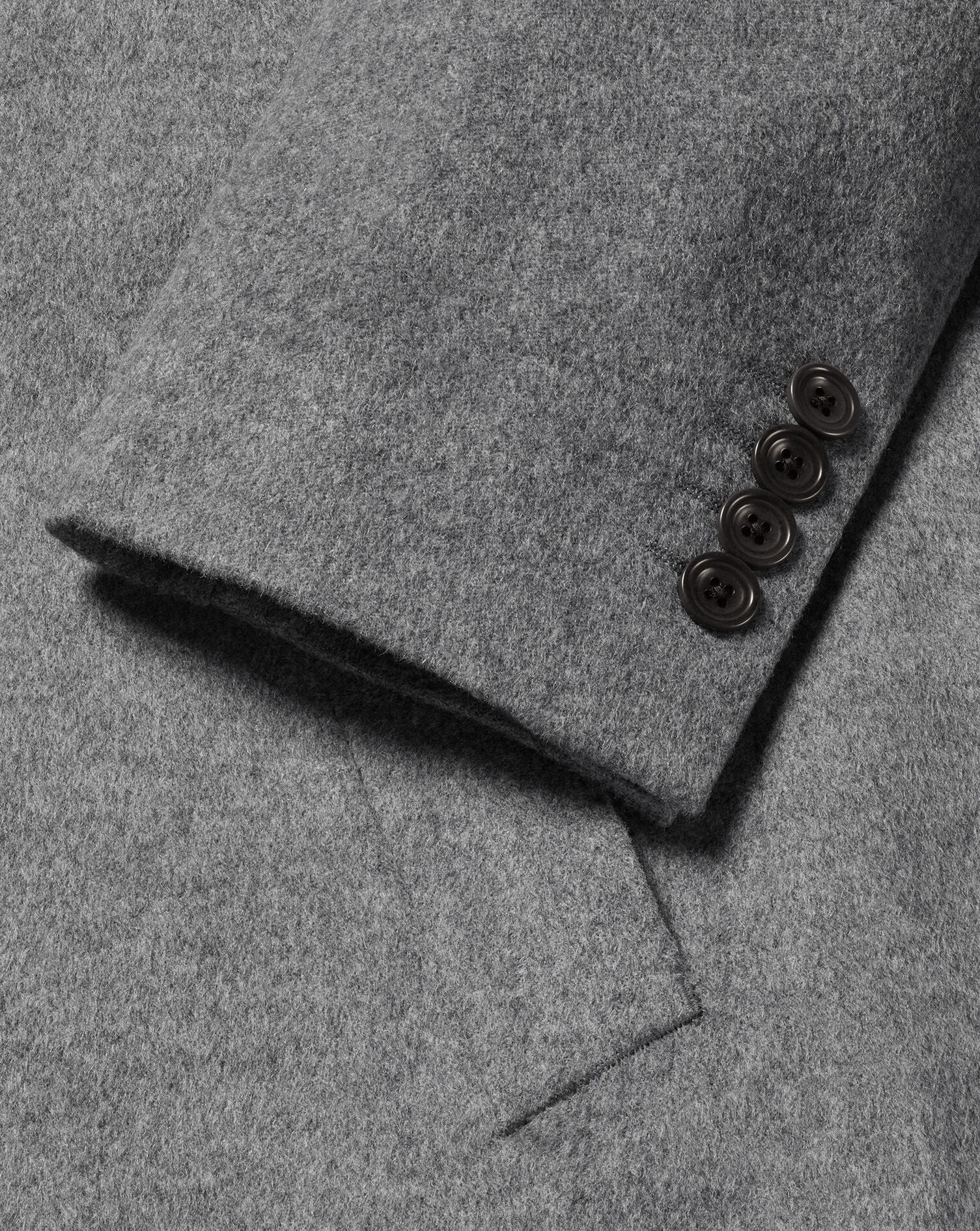 Wool Overcoat - Light Gray