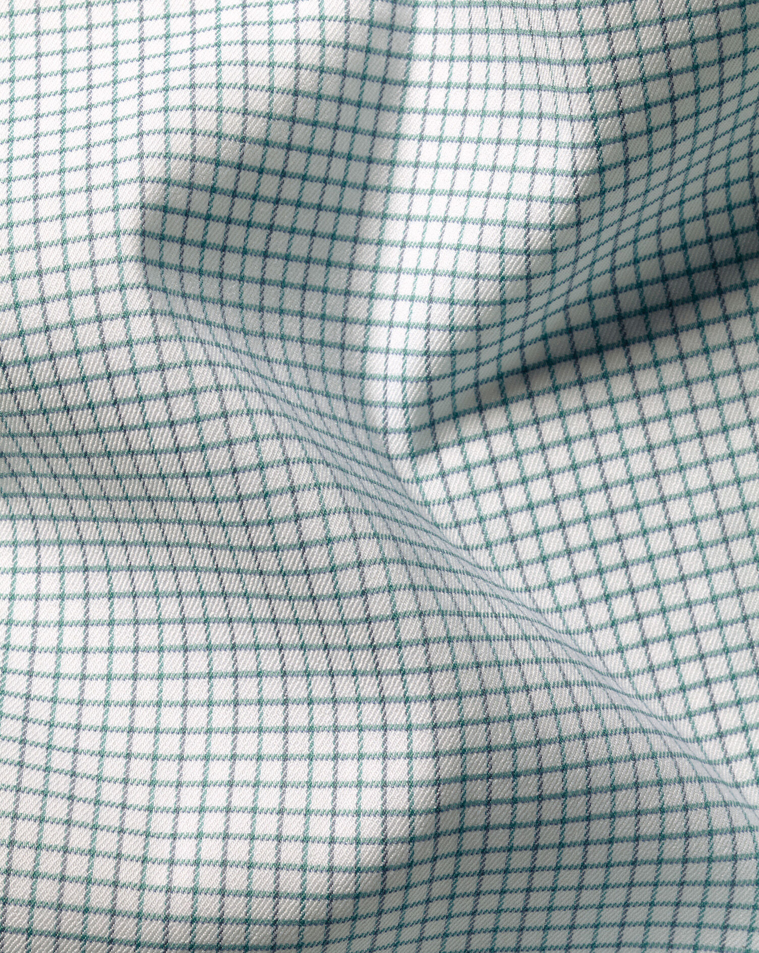 Non-Iron Performance Check Shirt - Green