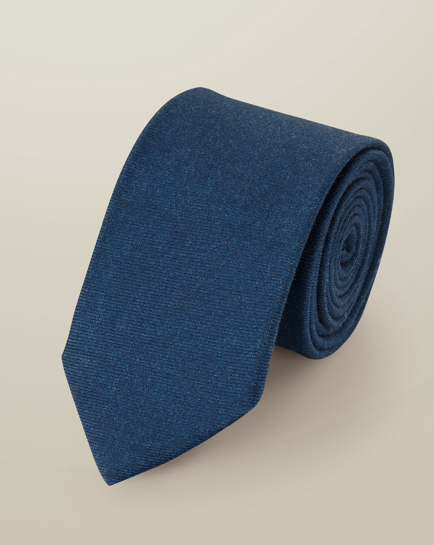 Wool Tie - Mid Blue