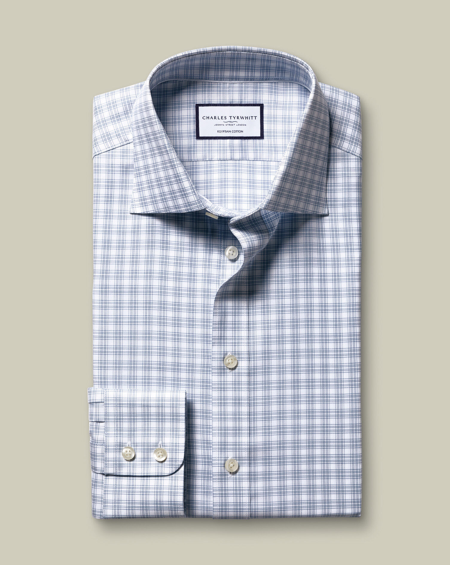 Luxury Check Shirt - Indigo Blue