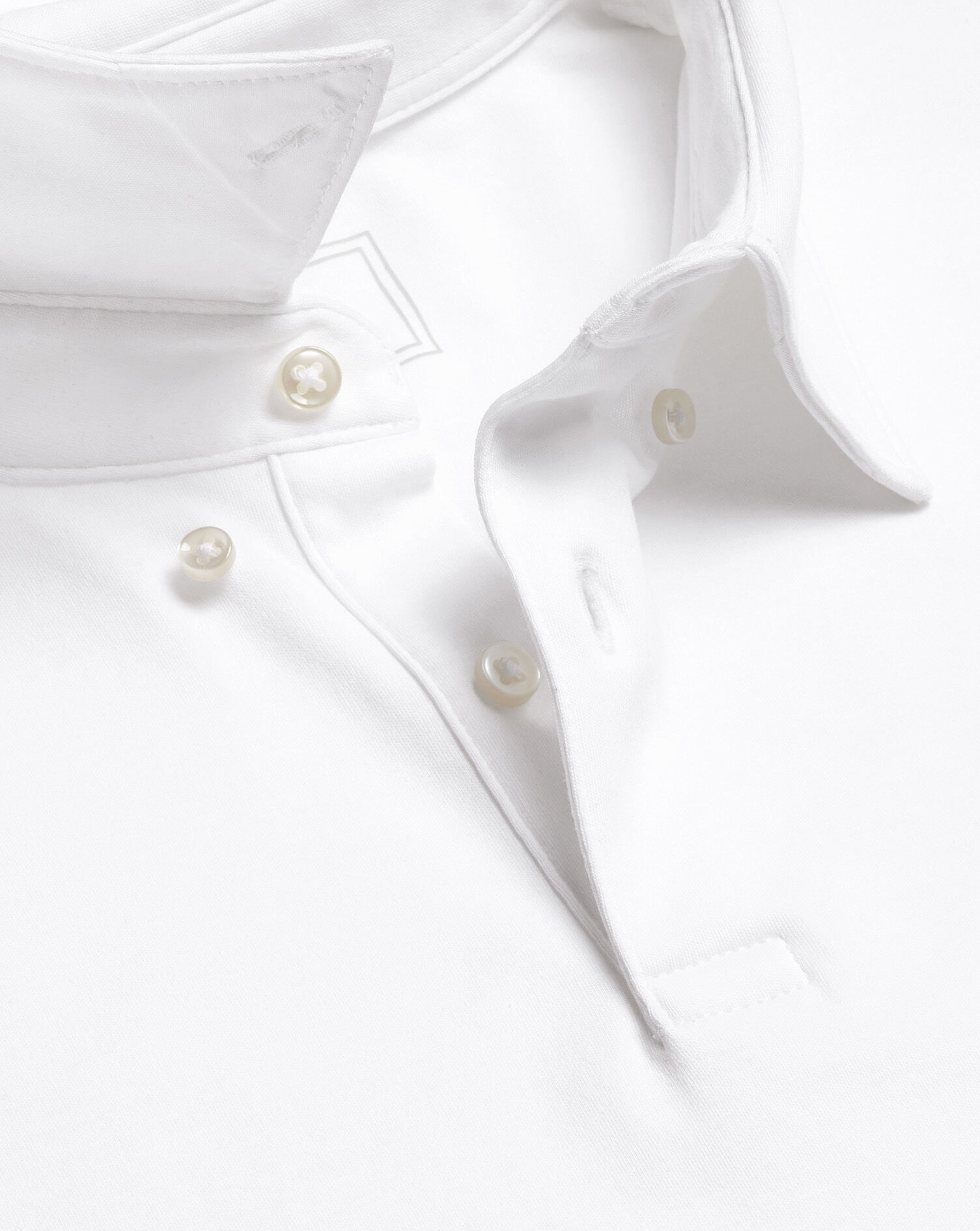 Smart Jersey Polo - White