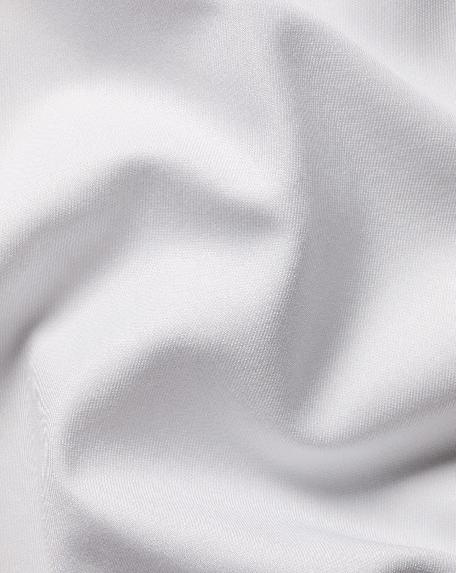 Extreme Spread Collar Non-Iron Twill Shirt - White