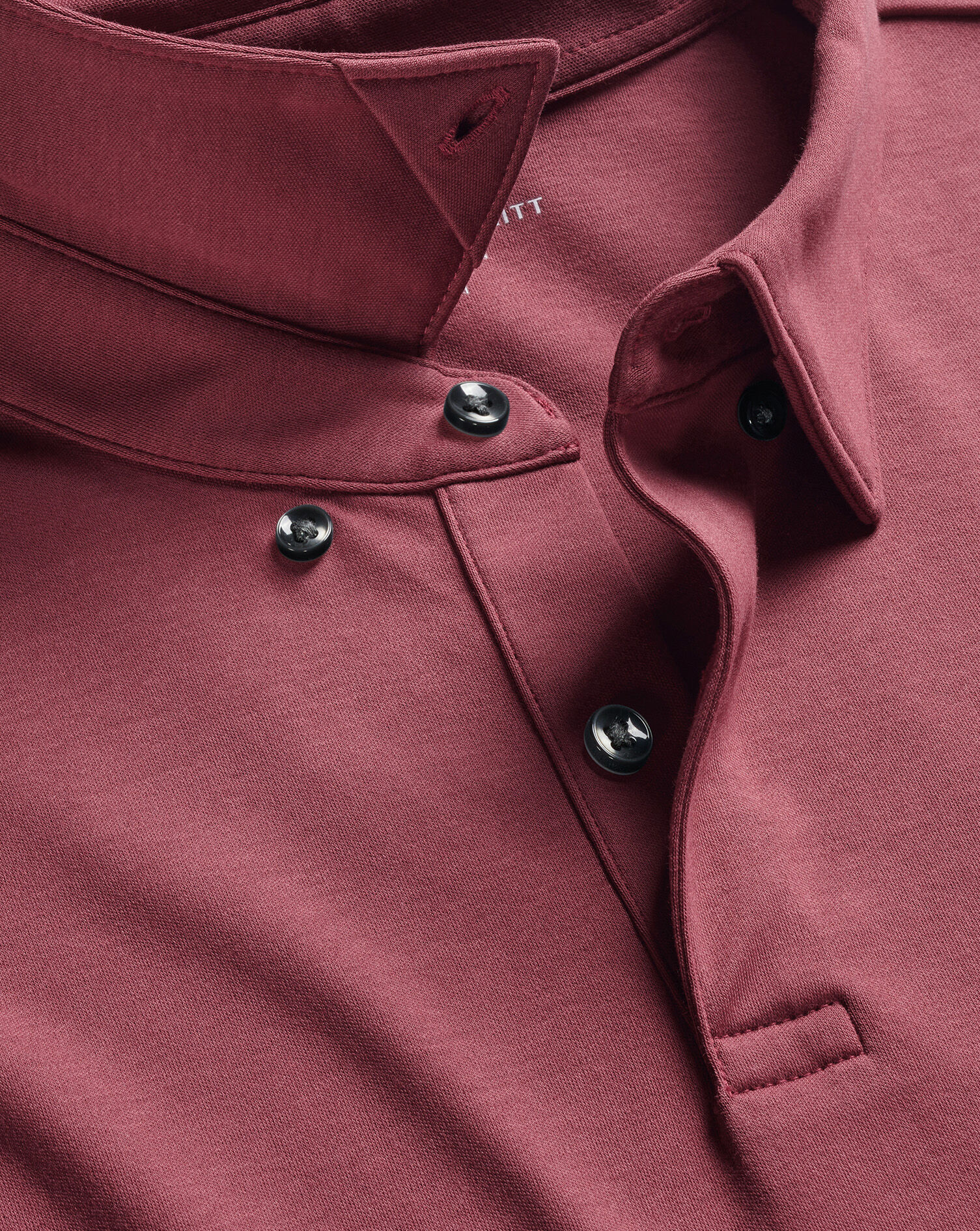 Jersey Polo - Dark Pink