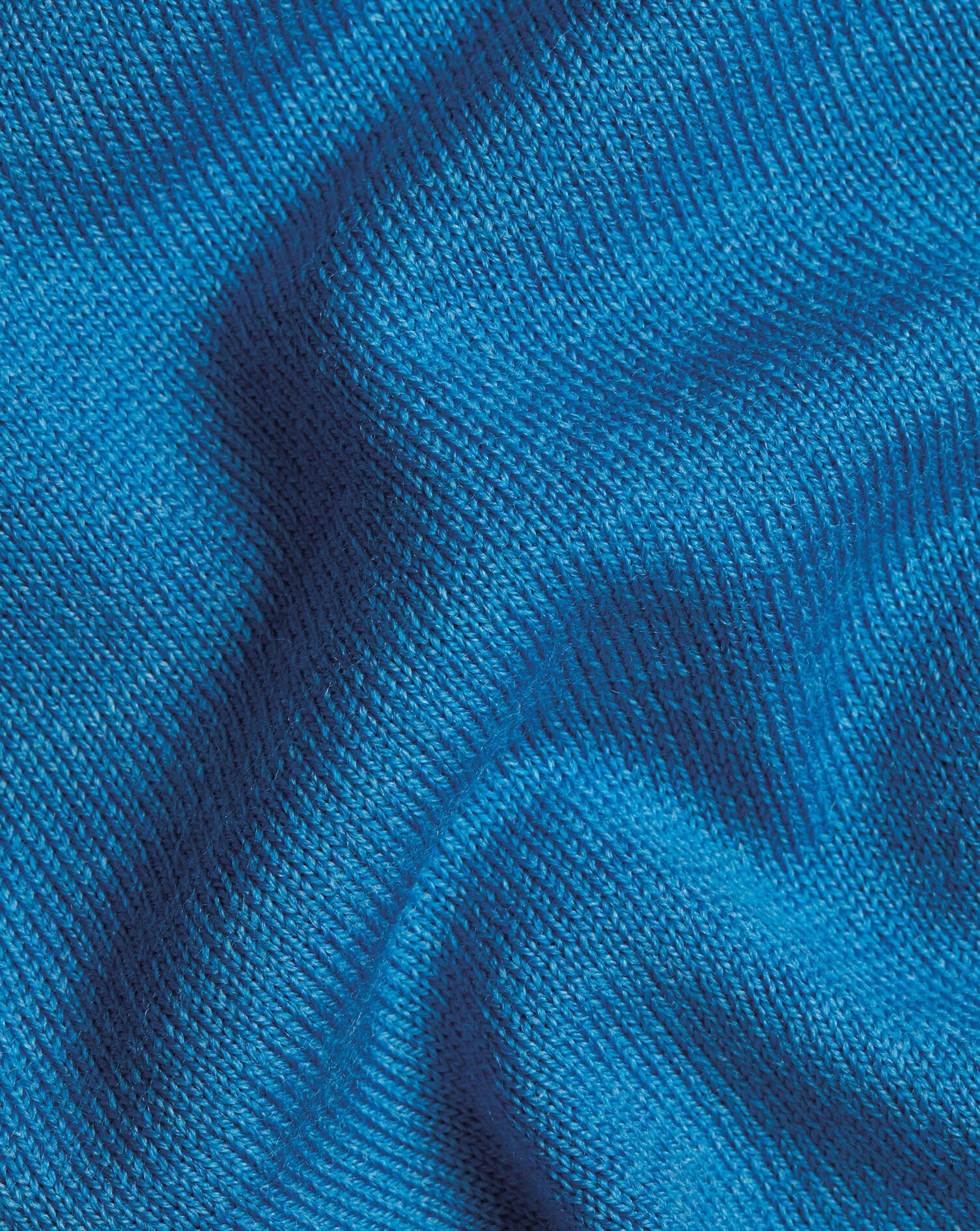 Merino Quarter Zip Sweater - Bright Blue