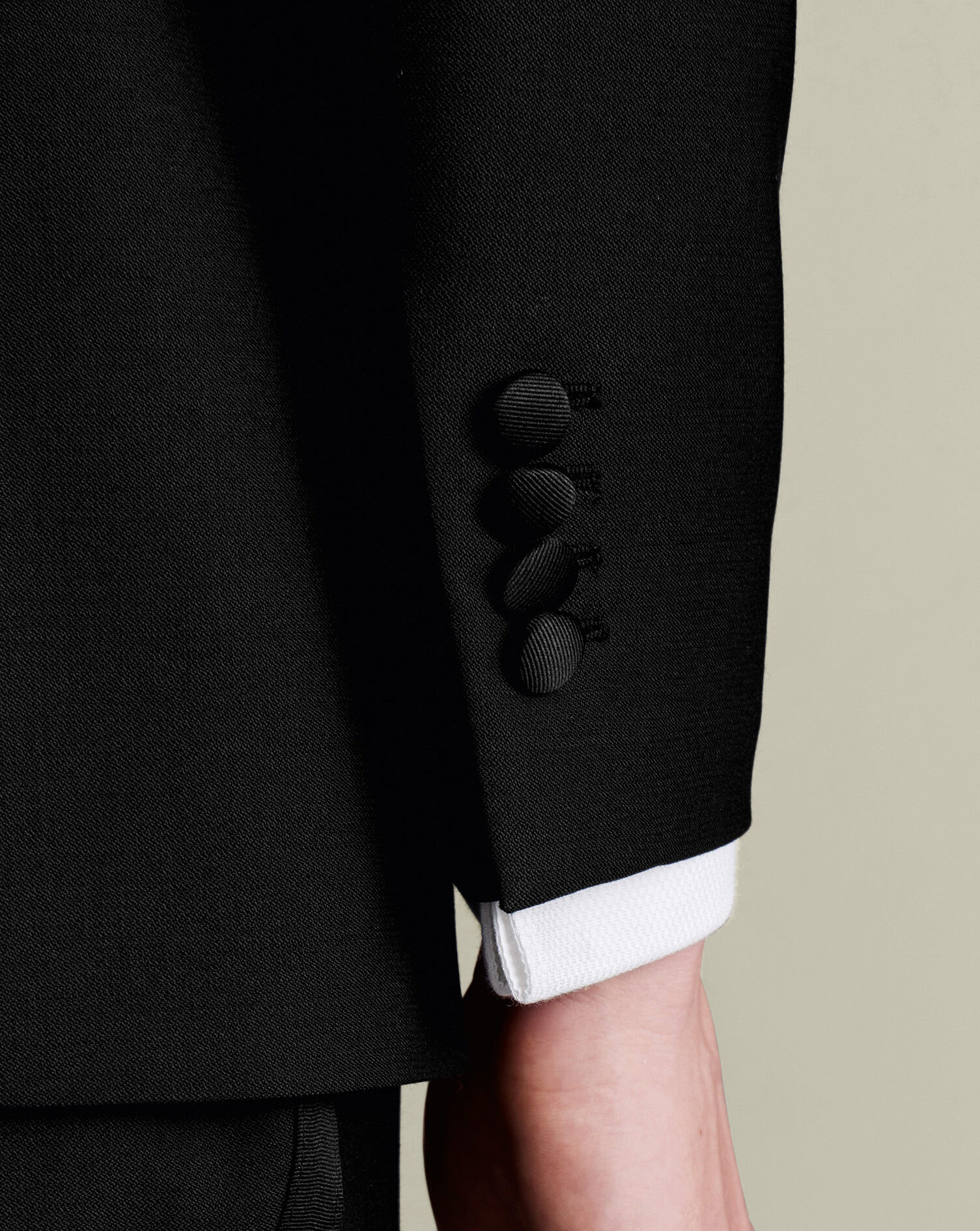 Shawl Lapel Tuxedo Jacket - Black