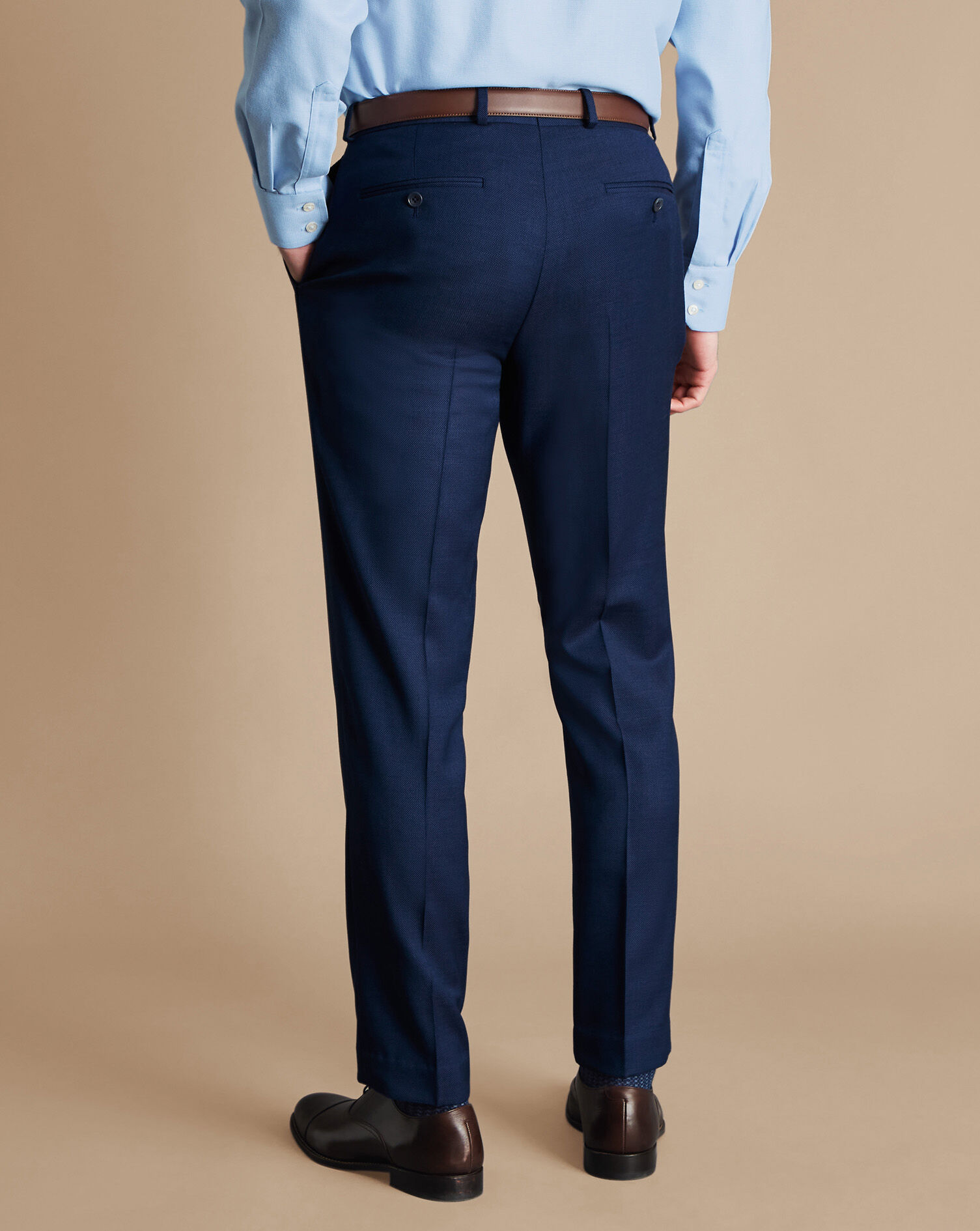 Birdseye Ultimate Performance Suit Pants - Indigo Blue