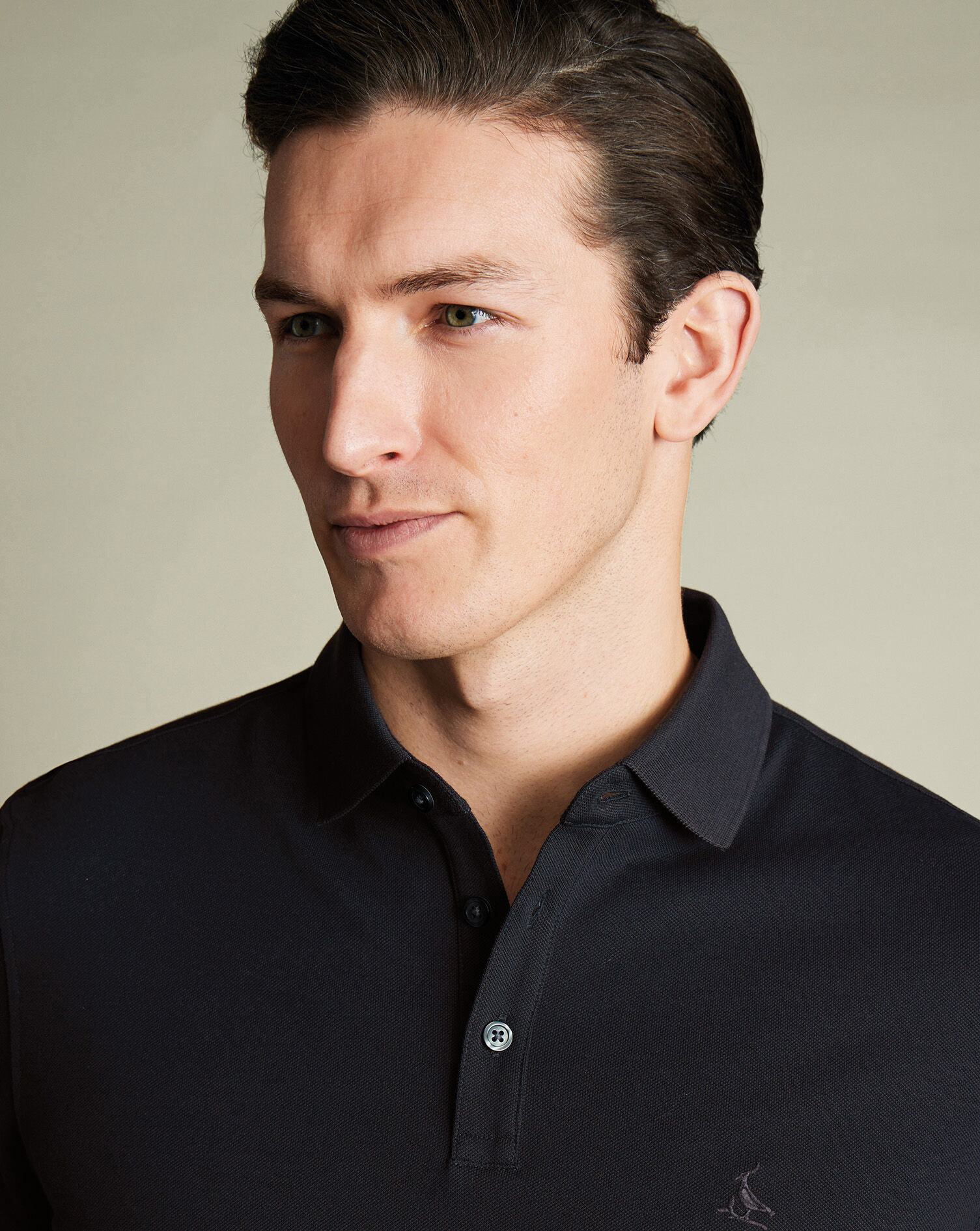 Pique Polo - Black