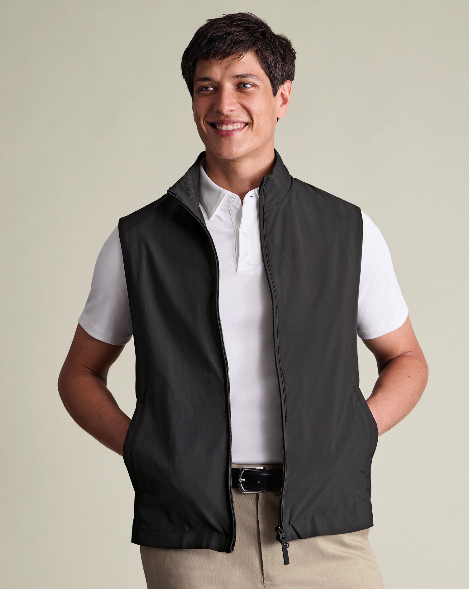 Performance Shell Vest - Charcoal Gray