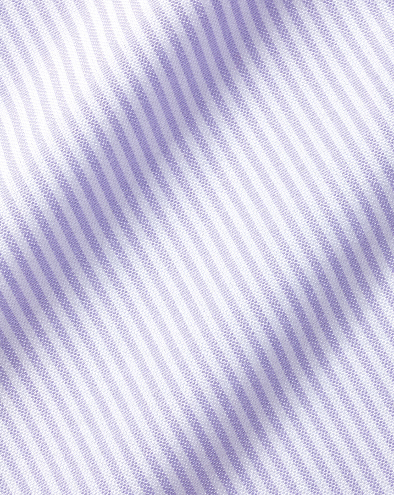 Button-Down Non-Iron Oxford Stripe Shirt - Lilac Purple