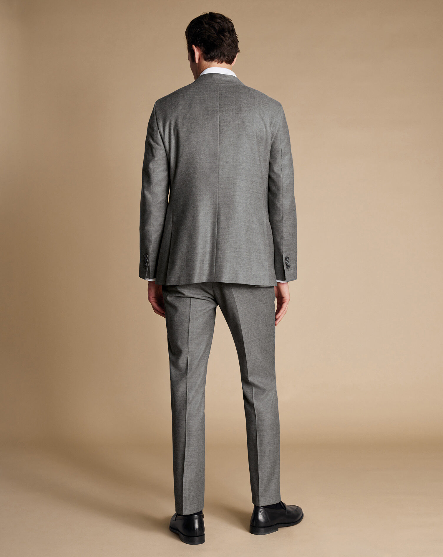 Italian Flannel Suit - Gray