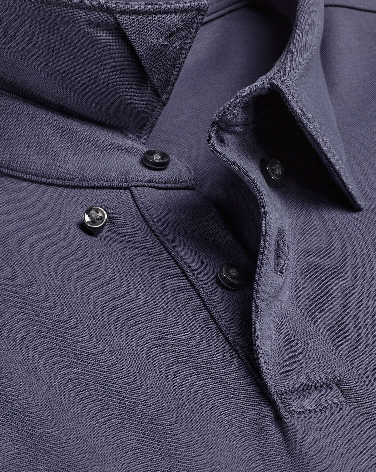 Dark Mauve Long Sleeve Smart Jersey Polo