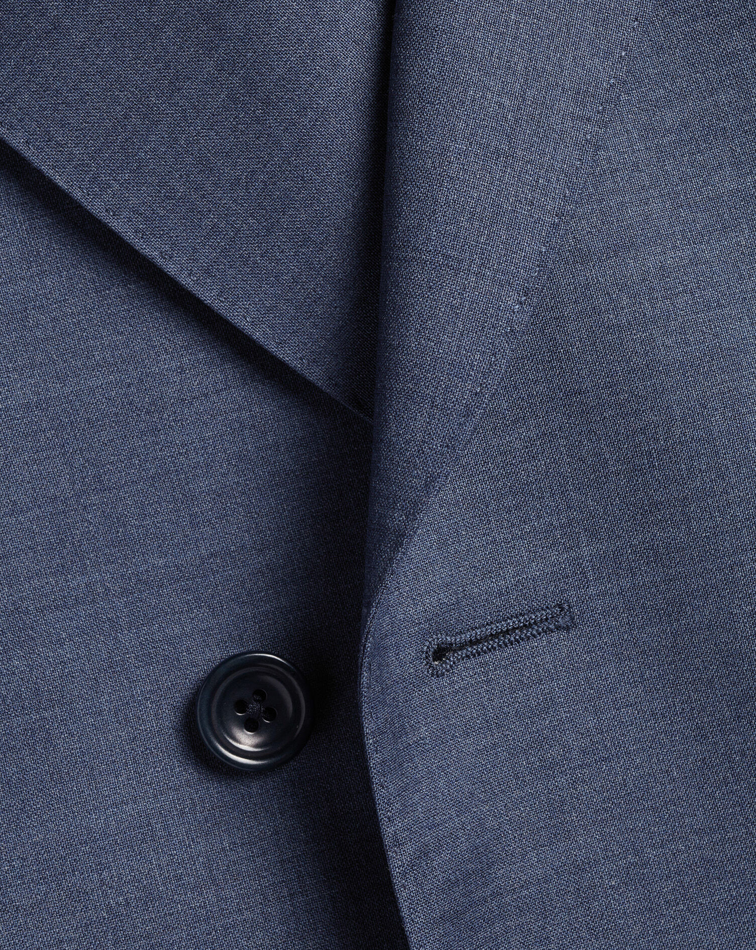 Double Breasted Italian Suit - Denim Blue