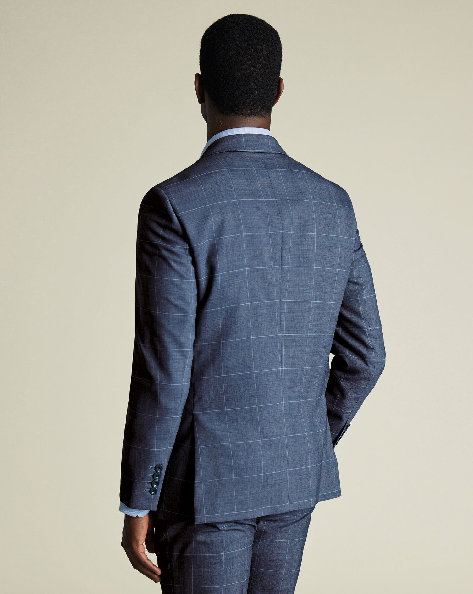 Ultimate Performance Check Suit - Steel Blue