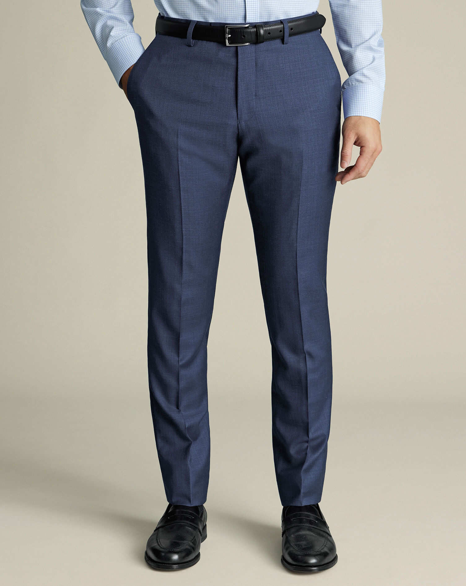 Italian Luxury Suit Pants -  Royal Blue