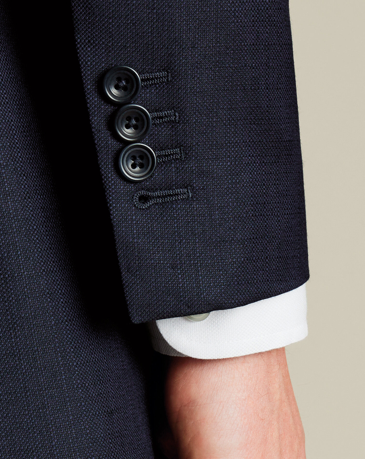 Luxury Italian Suit - Dark Navy