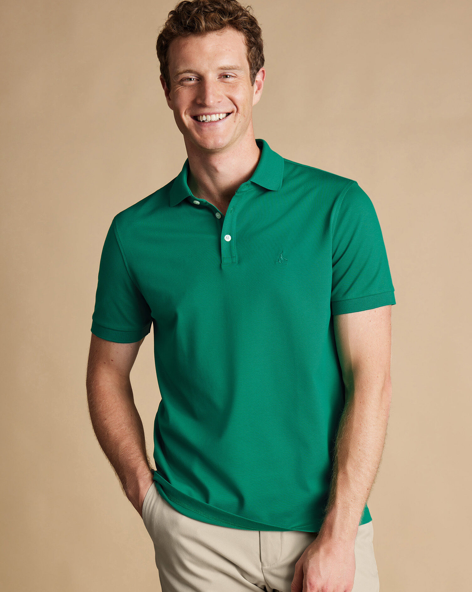 Pique Polo - Green