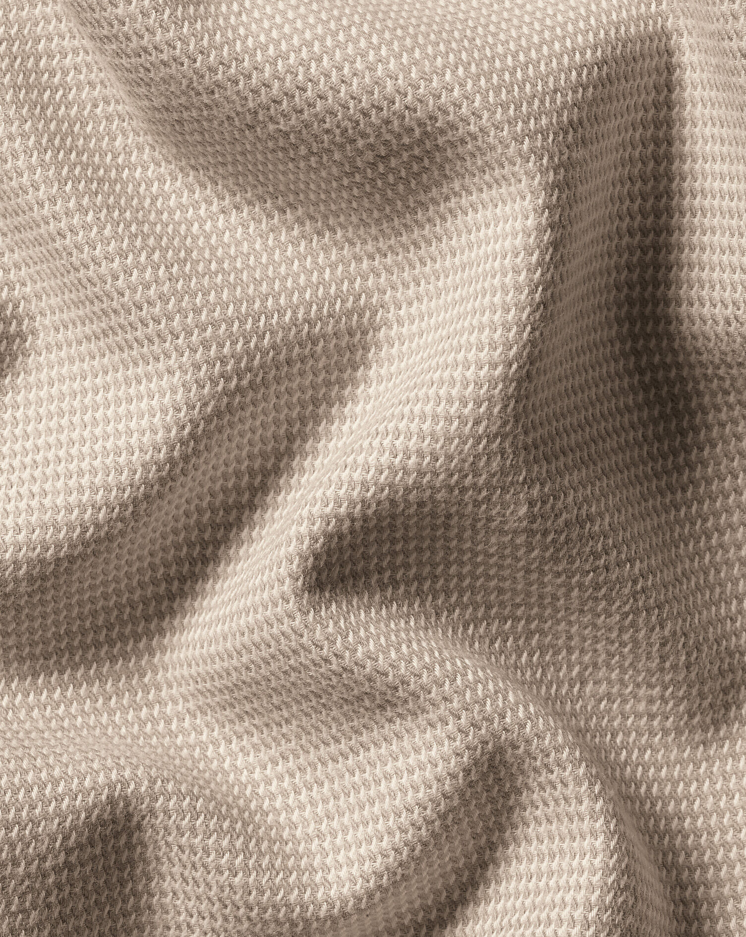 Dobby Flannel Shirt - Taupe