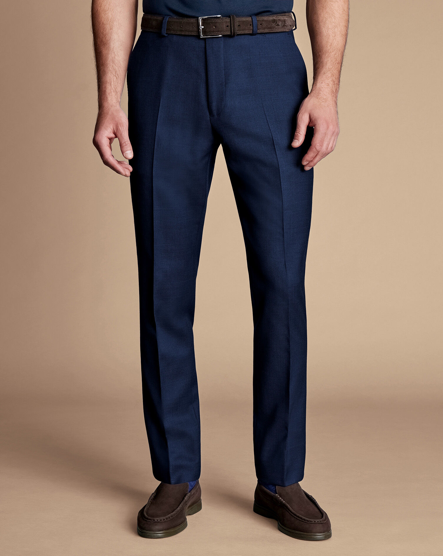 Birdseye Ultimate Performance Suit Pants - Indigo Blue