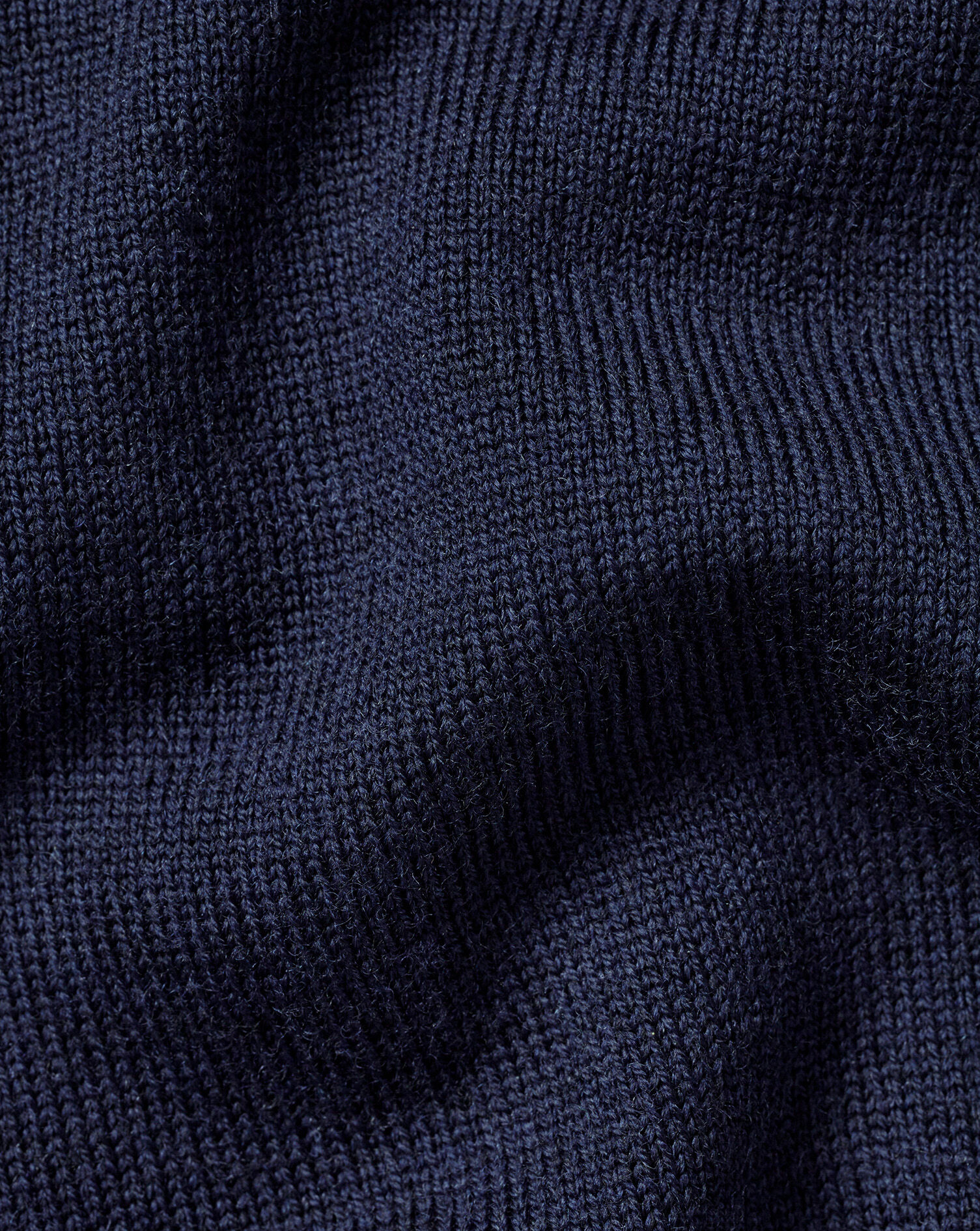Merino Turtleneck Sweater - Navy